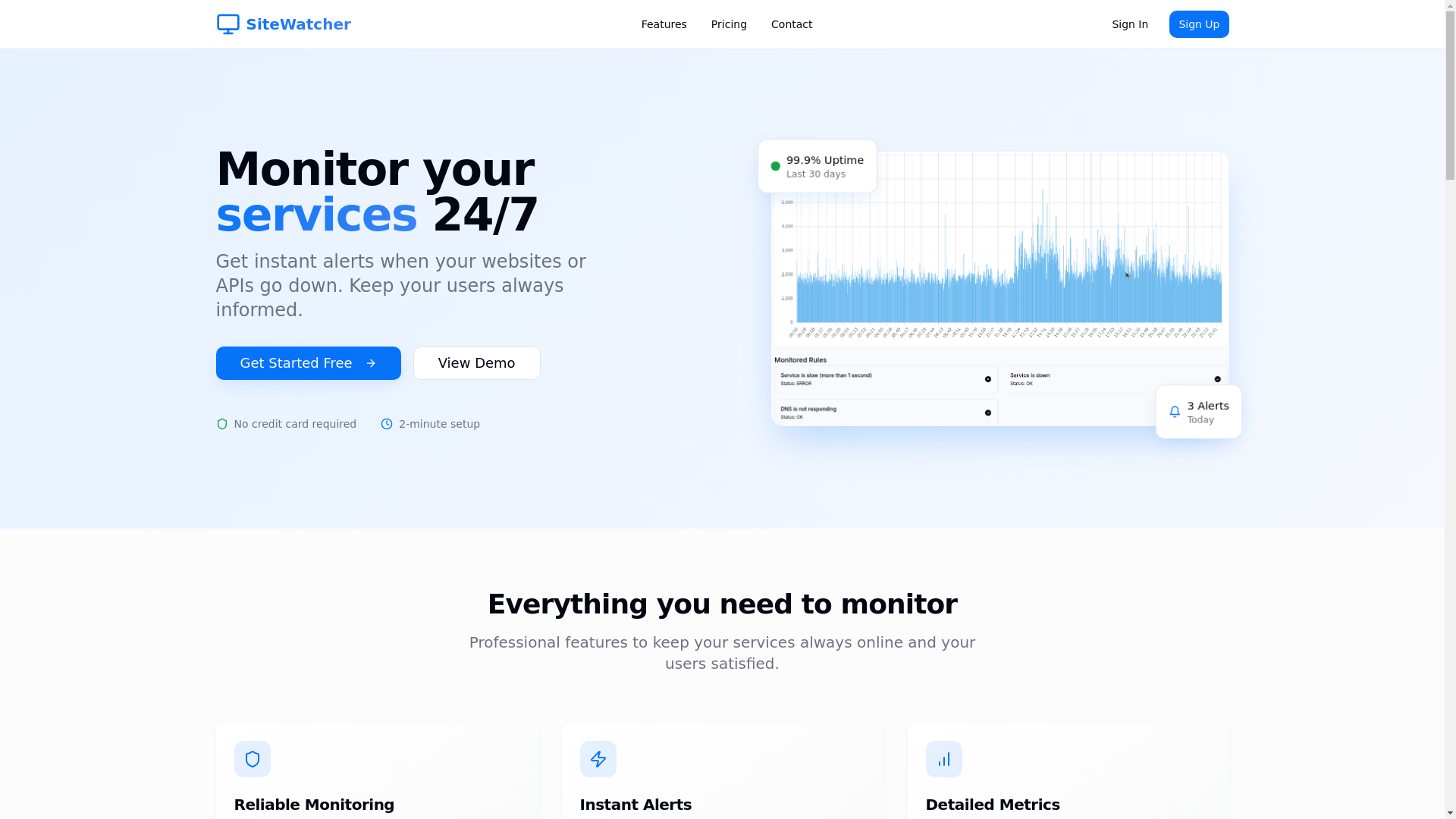 website screenshot of https://watcher-buddy-portal.pages.dev/
