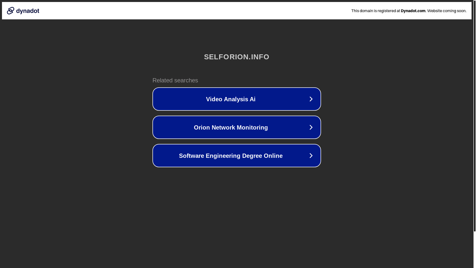 website screenshot of https://selforion.info/