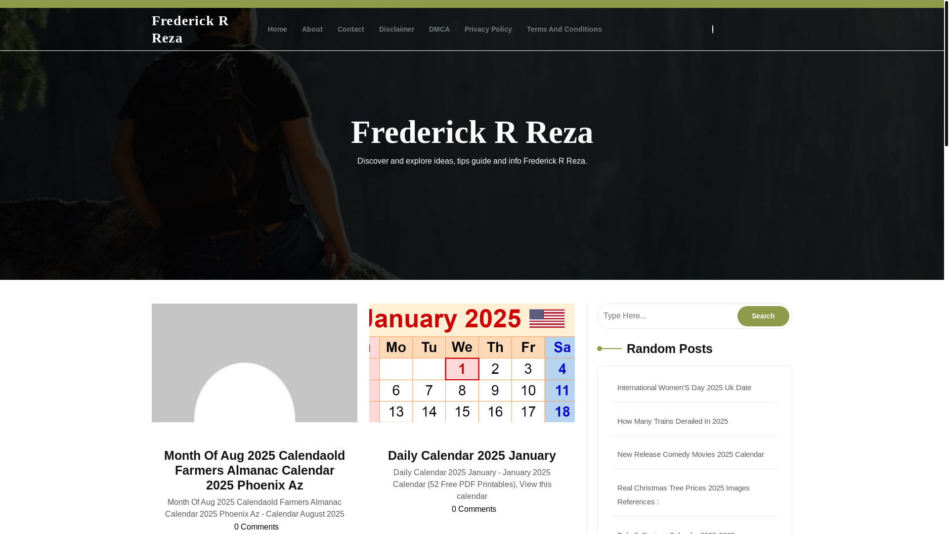 website screenshot of https://frederickrrezap.pages.dev/