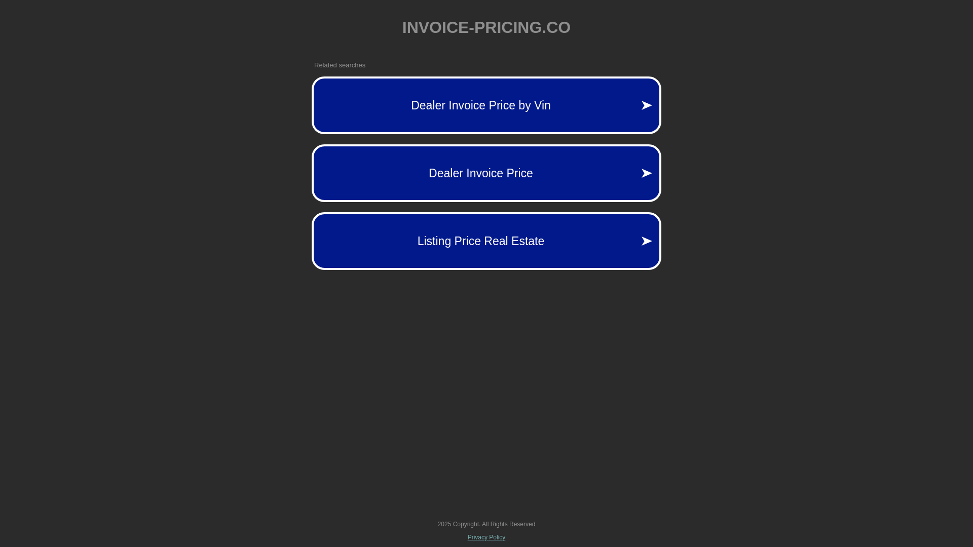 website screenshot of https://invoice-pricing.co/