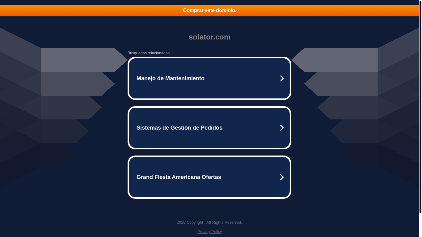 website screenshot of https://www.notexistsremote.solator.com