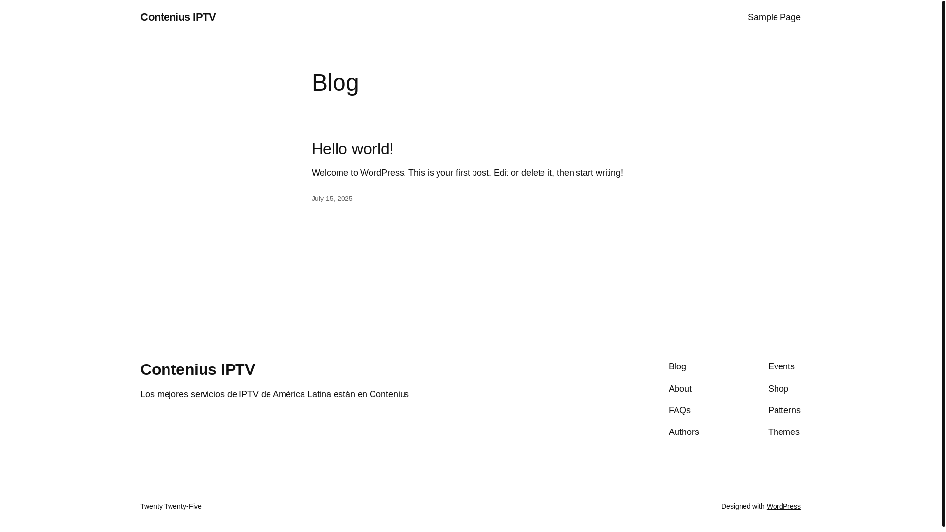 website screenshot of https://contenius.com/