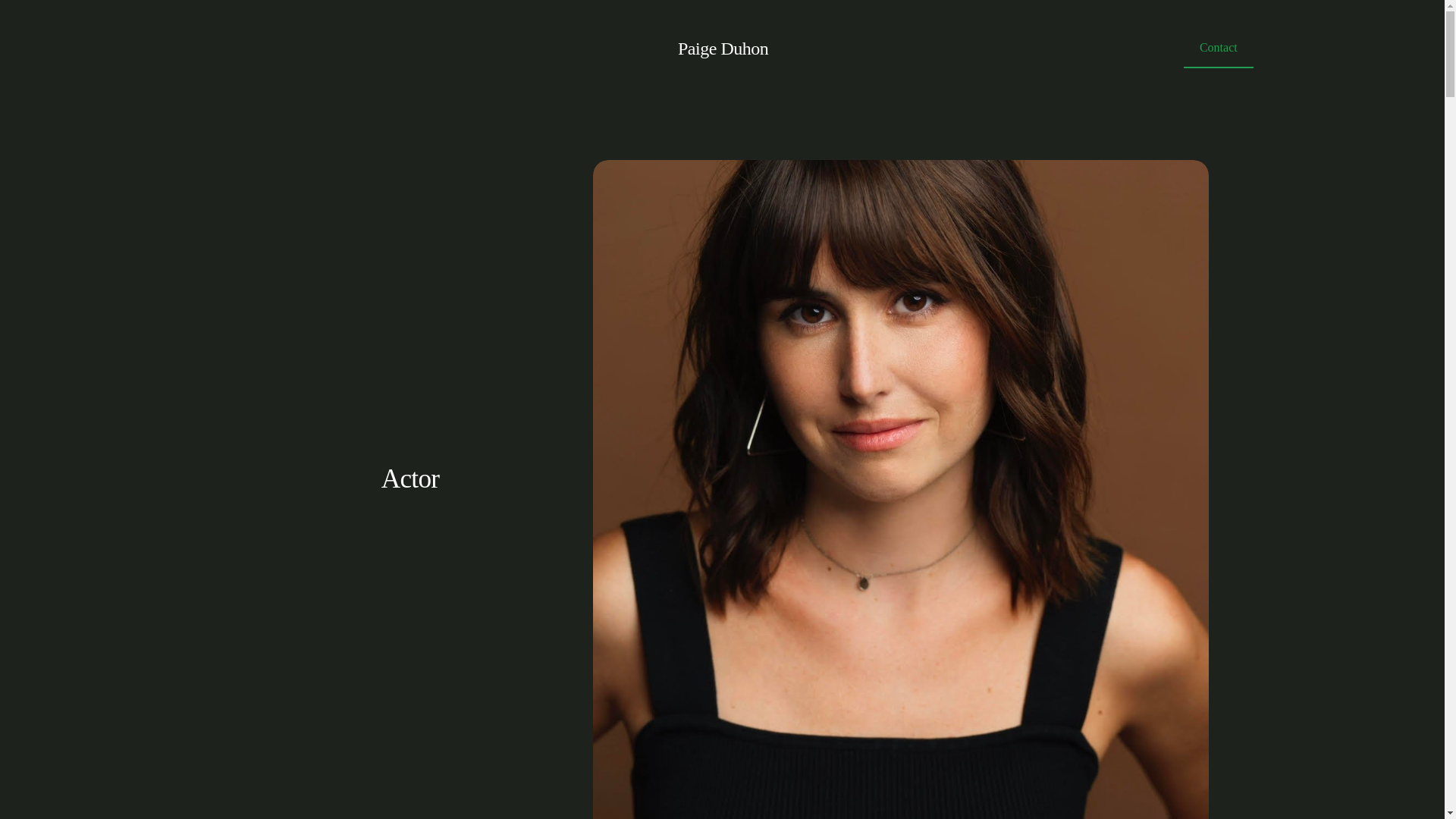 website screenshot of https://paigeduhon.com/