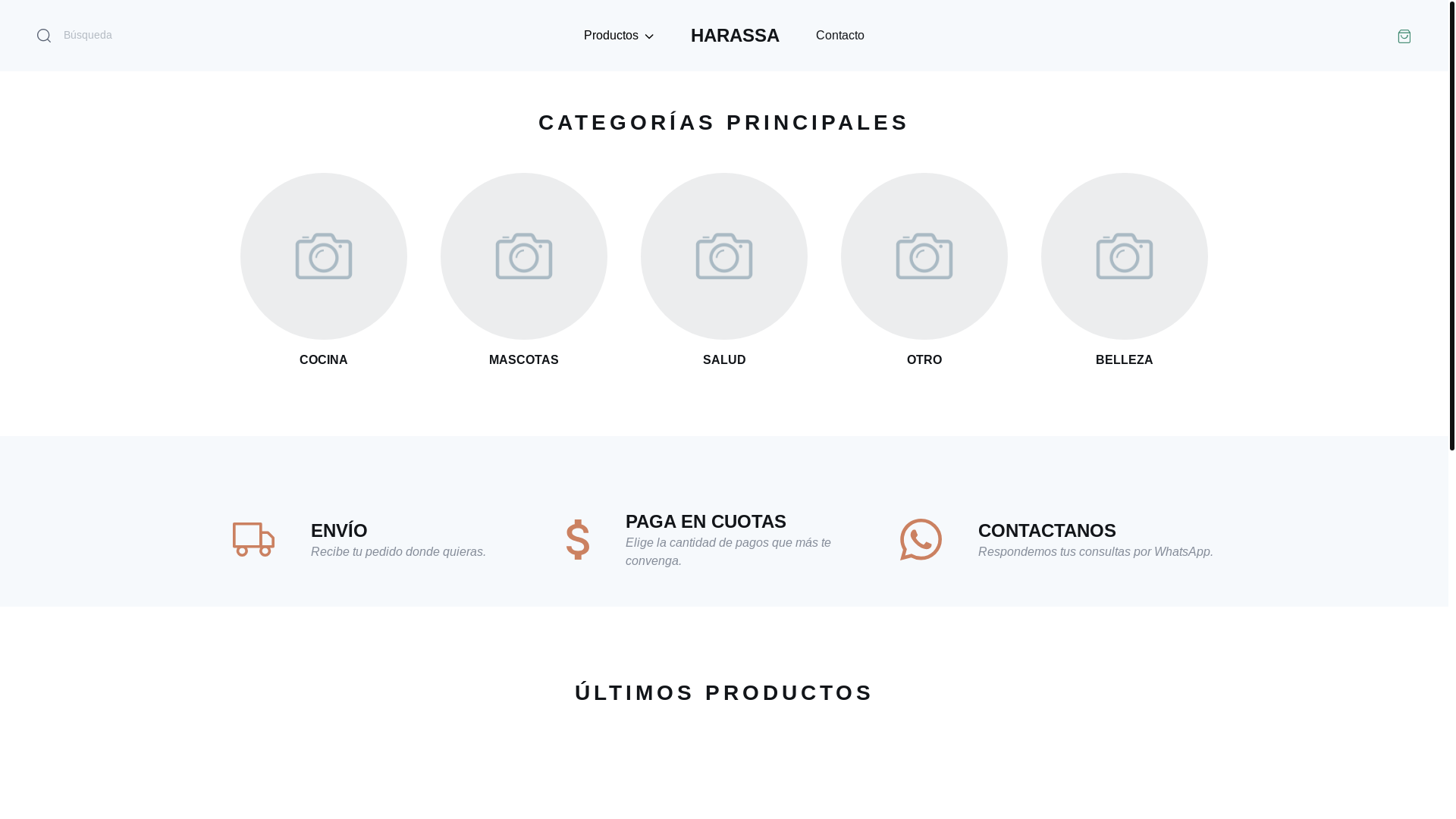 website screenshot of https://harassa.online/