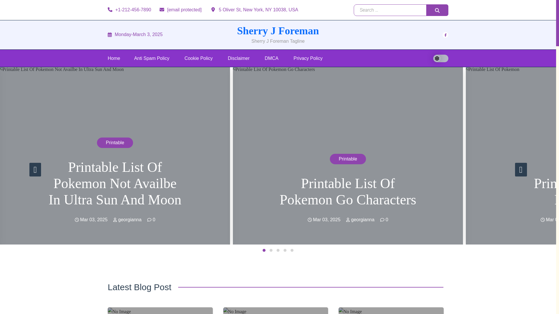 website screenshot of https://sherryjforemanm.pages.dev/