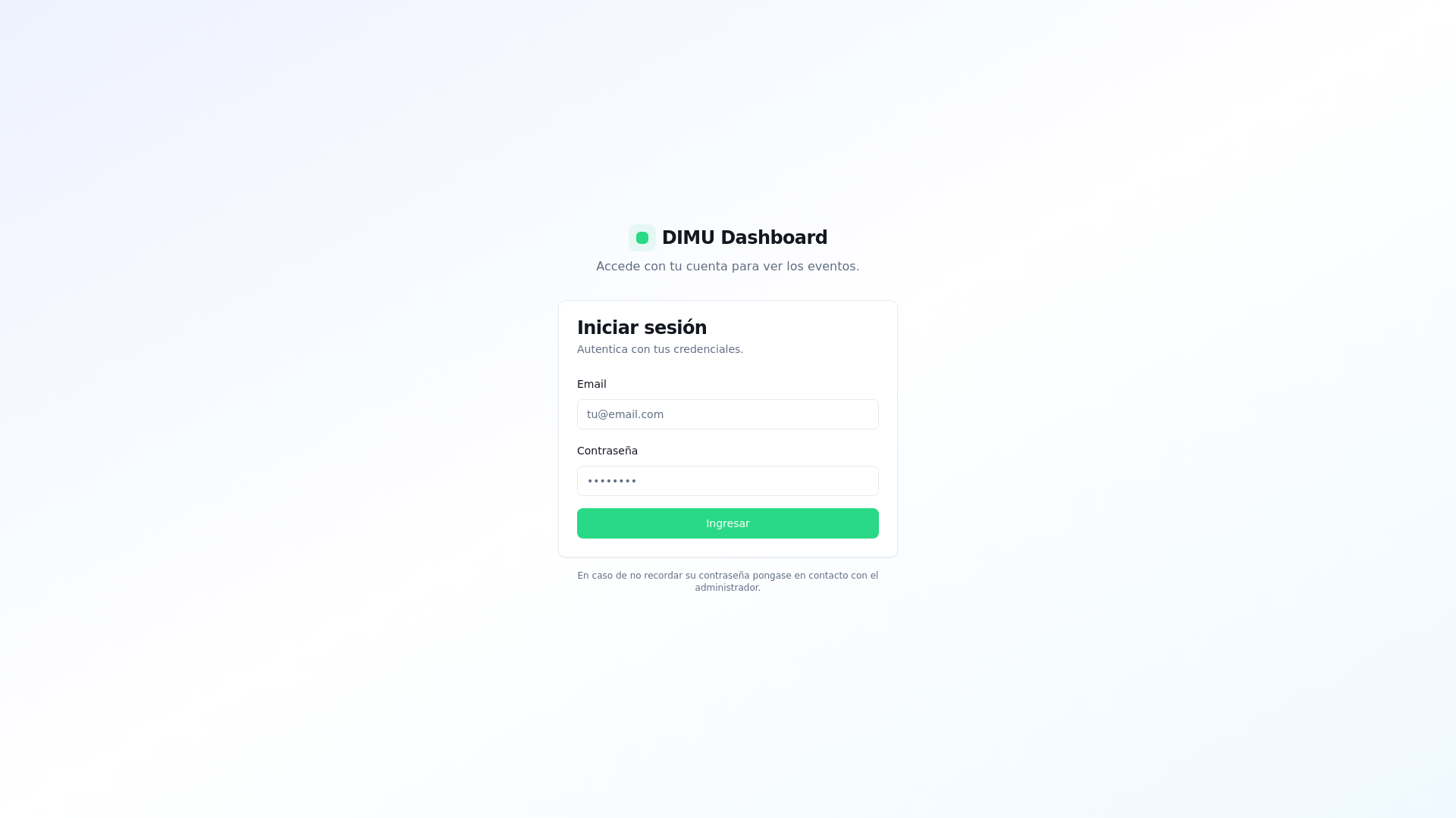 website screenshot of https://dimu-dashboard.pages.dev/