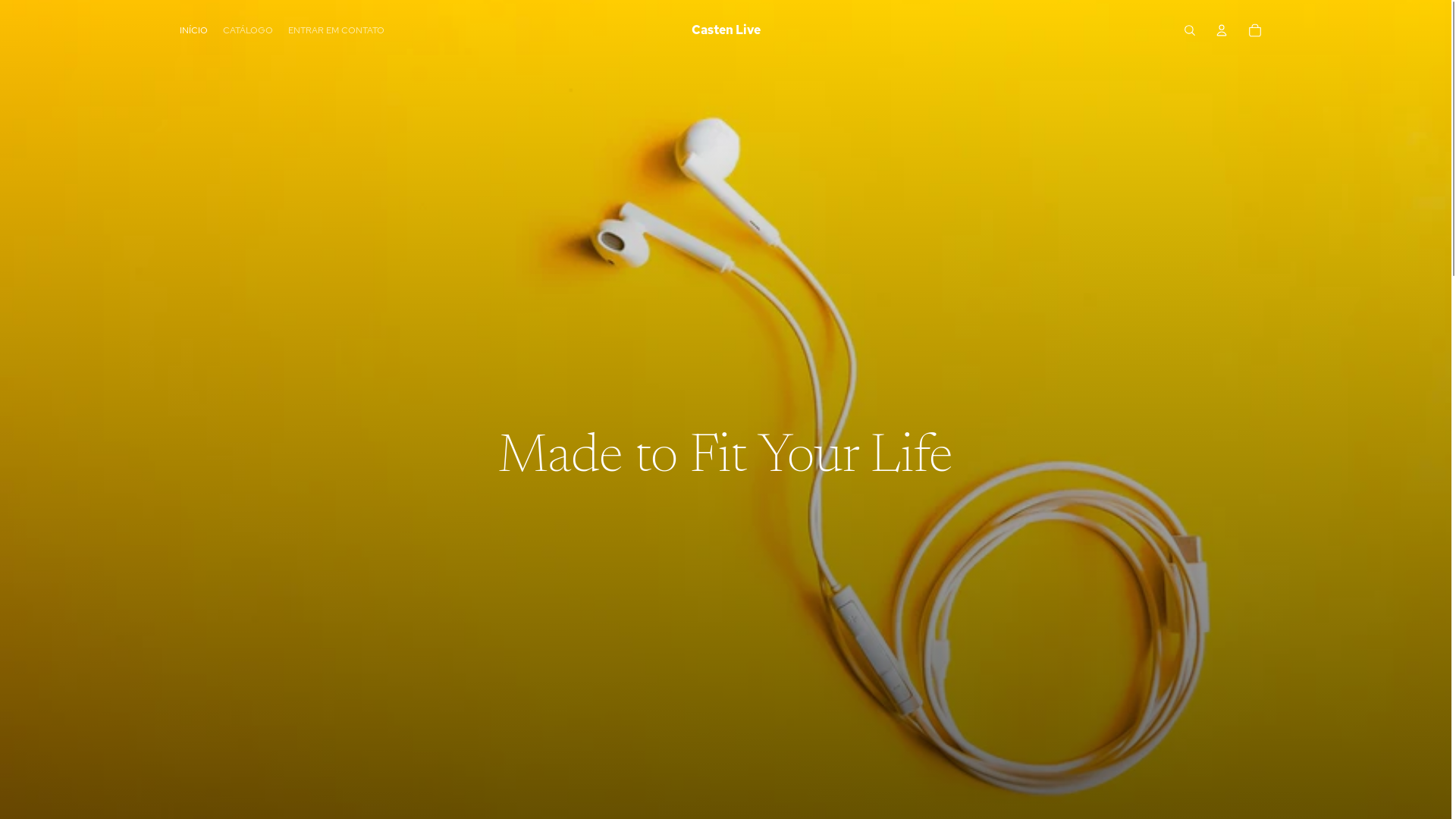 website screenshot of https://castenlive.com/