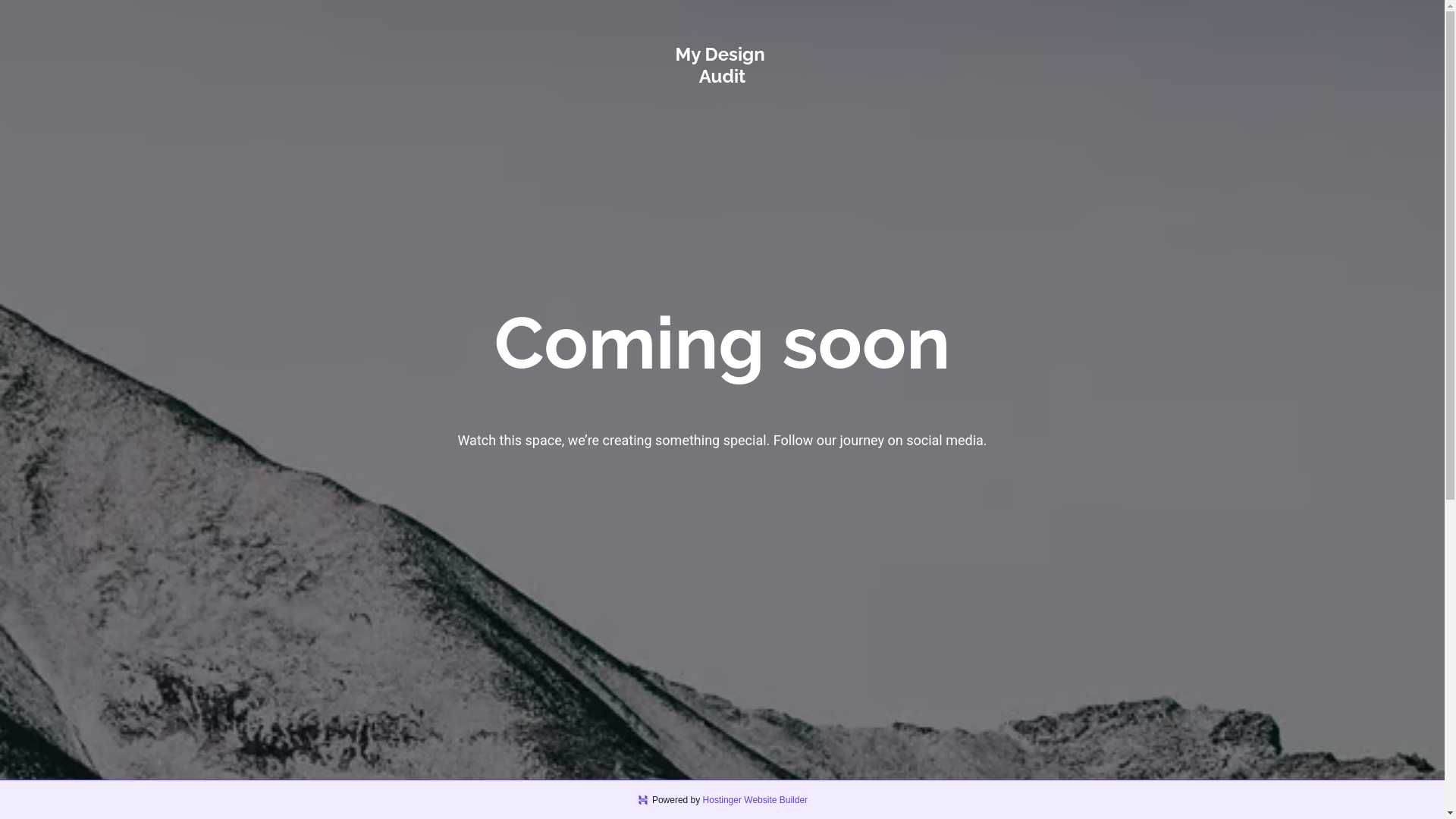 website screenshot of https://mydesignaudit.com/