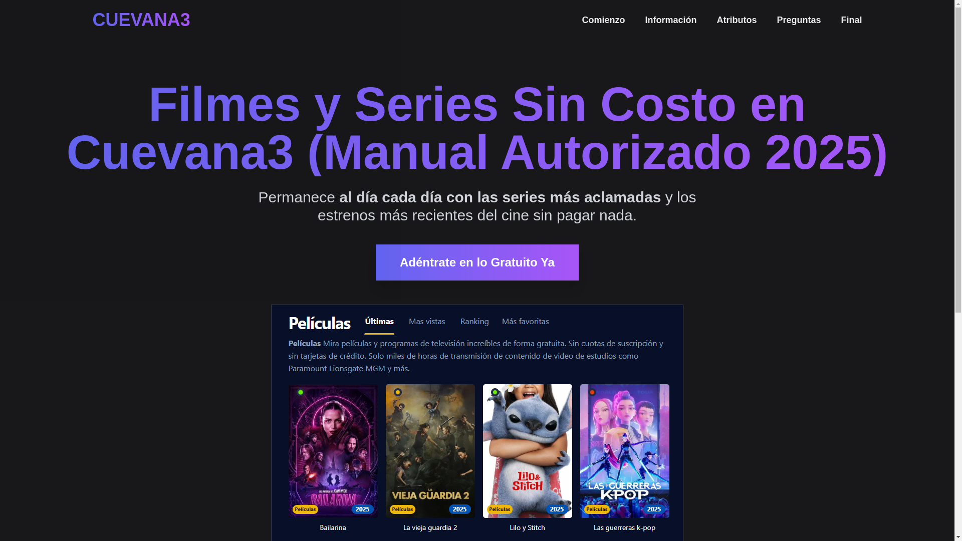 website screenshot of https://cuevana3-wx7j.pages.dev/