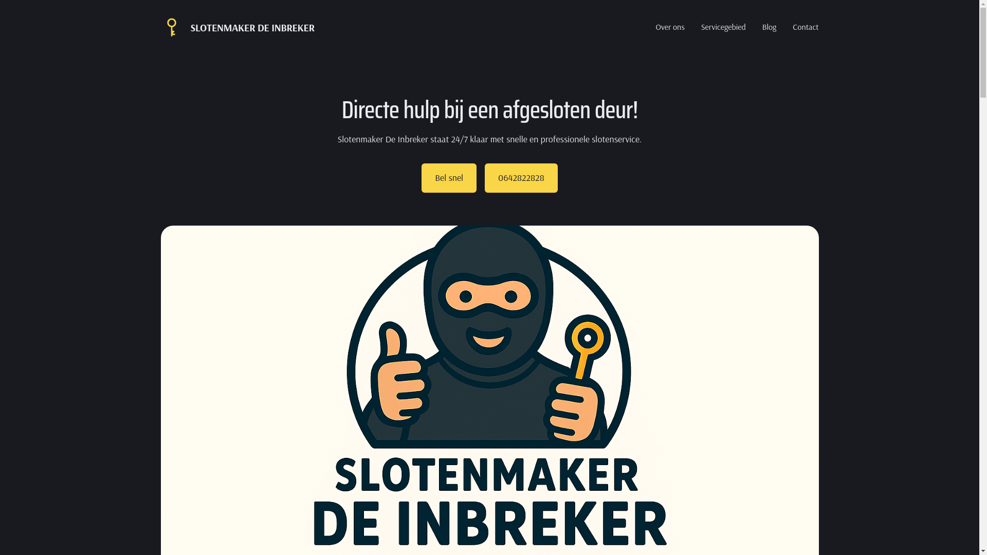 website screenshot of https://de-inbreker.nl/