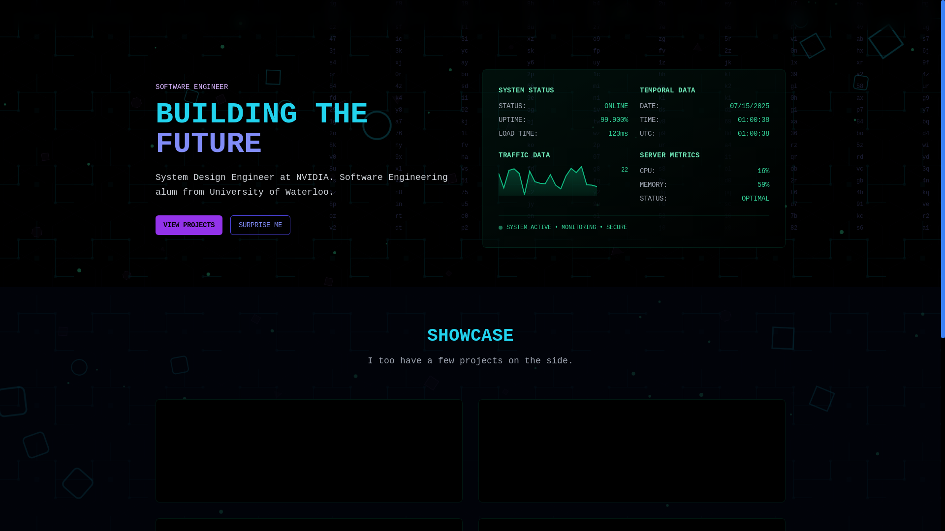 website screenshot of https://personal-website-8mb.pages.dev/