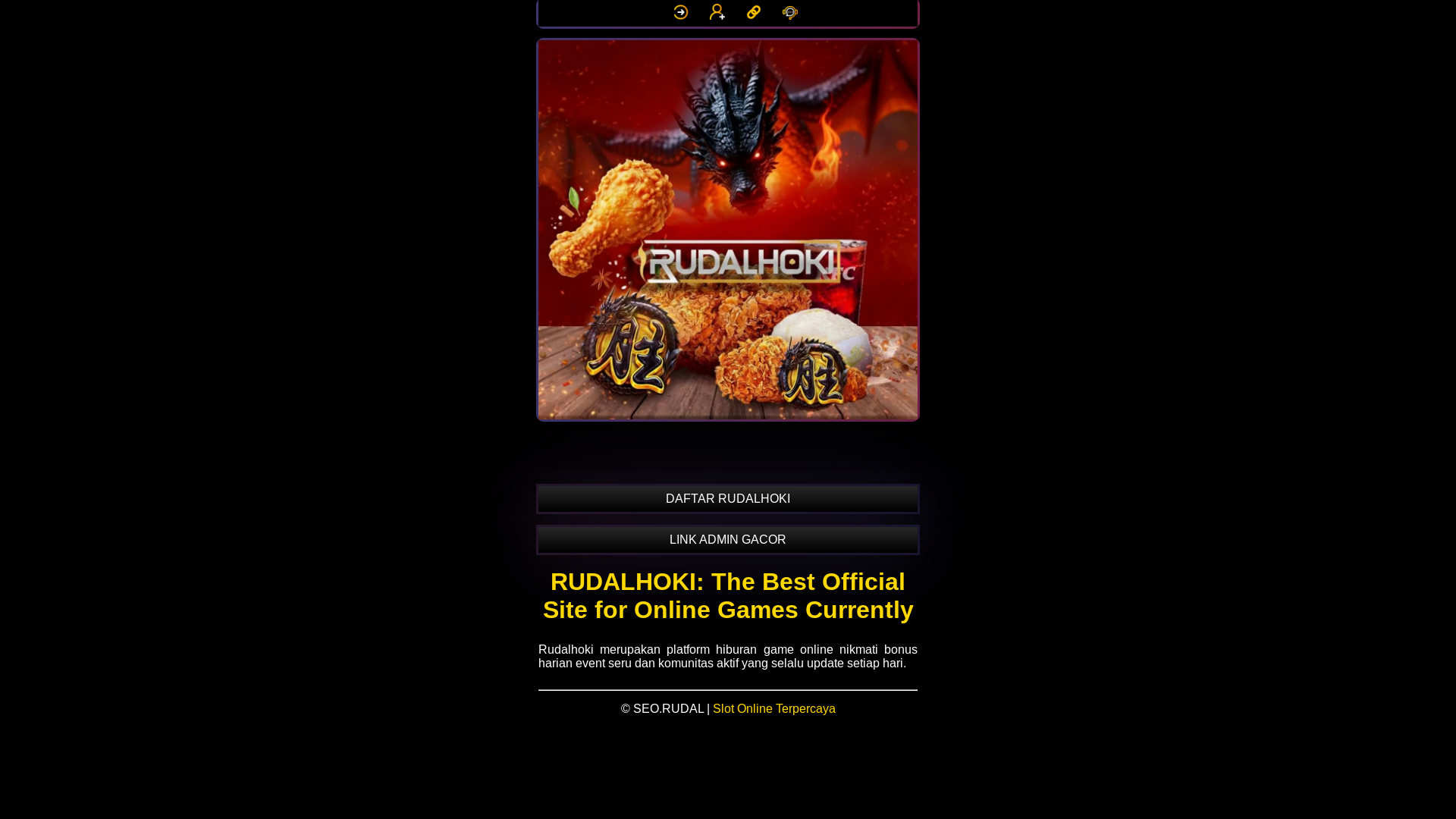 website screenshot of https://rudalhoki-gampang-menang.pages.dev/