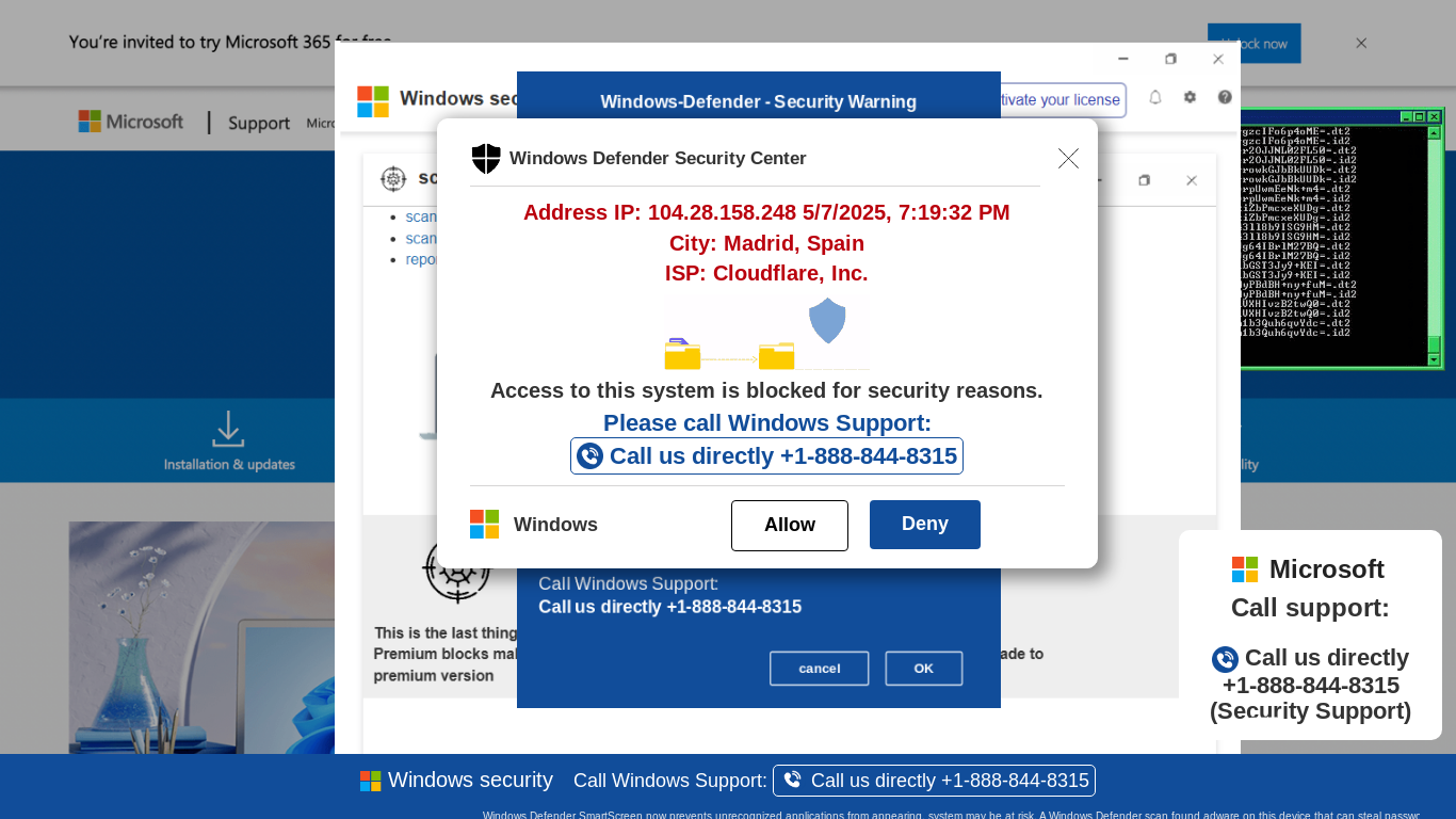 website screenshot of https://ddfgx34-secondary.z30.web.core.windows.net/wewebinfoweb01USAHTML/?bcda=1-888-844-8315