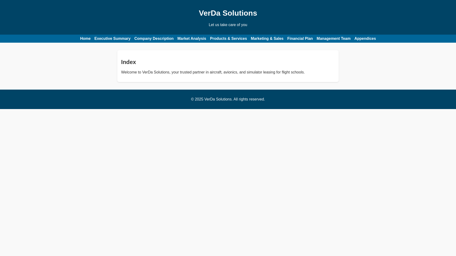website screenshot of https://verdasolutions3.pages.dev/