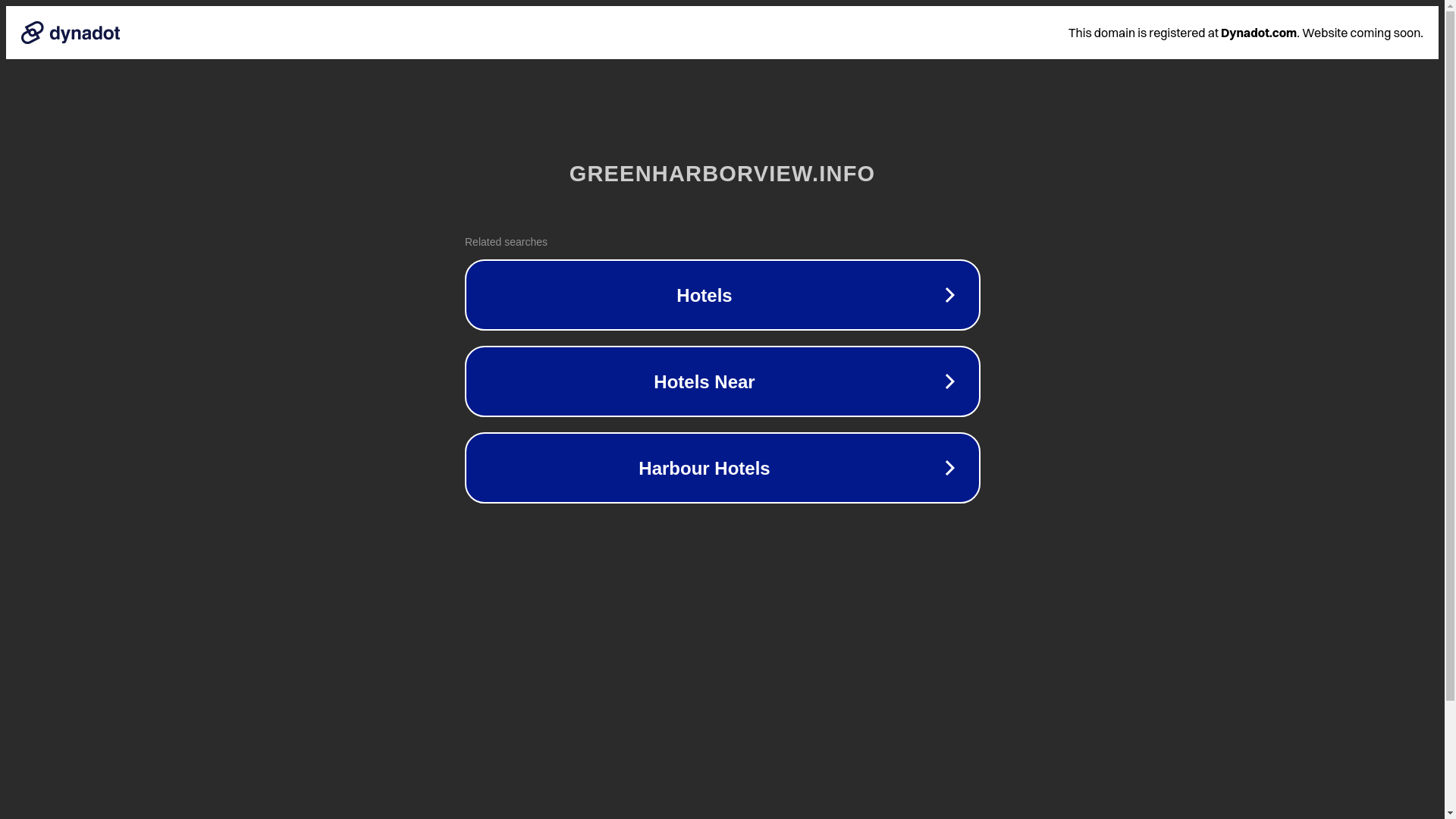 website screenshot of https://greenharborview.info/