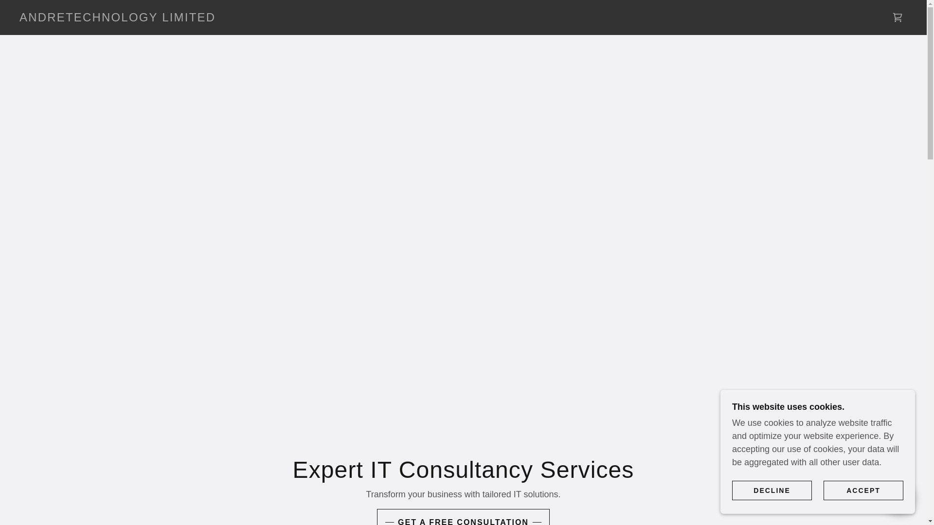 website screenshot of https://andretechnologyli.co.uk/