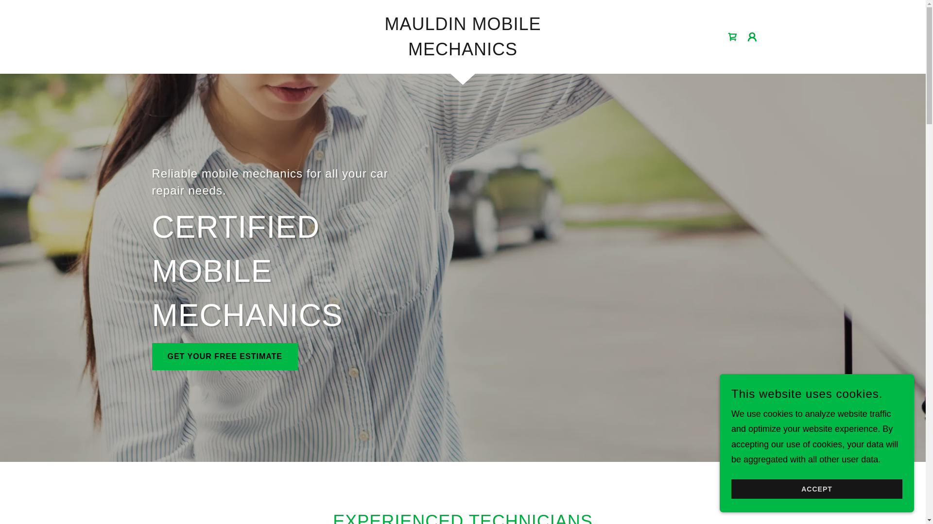 website screenshot of https://mauldinmobilemechanics.com/