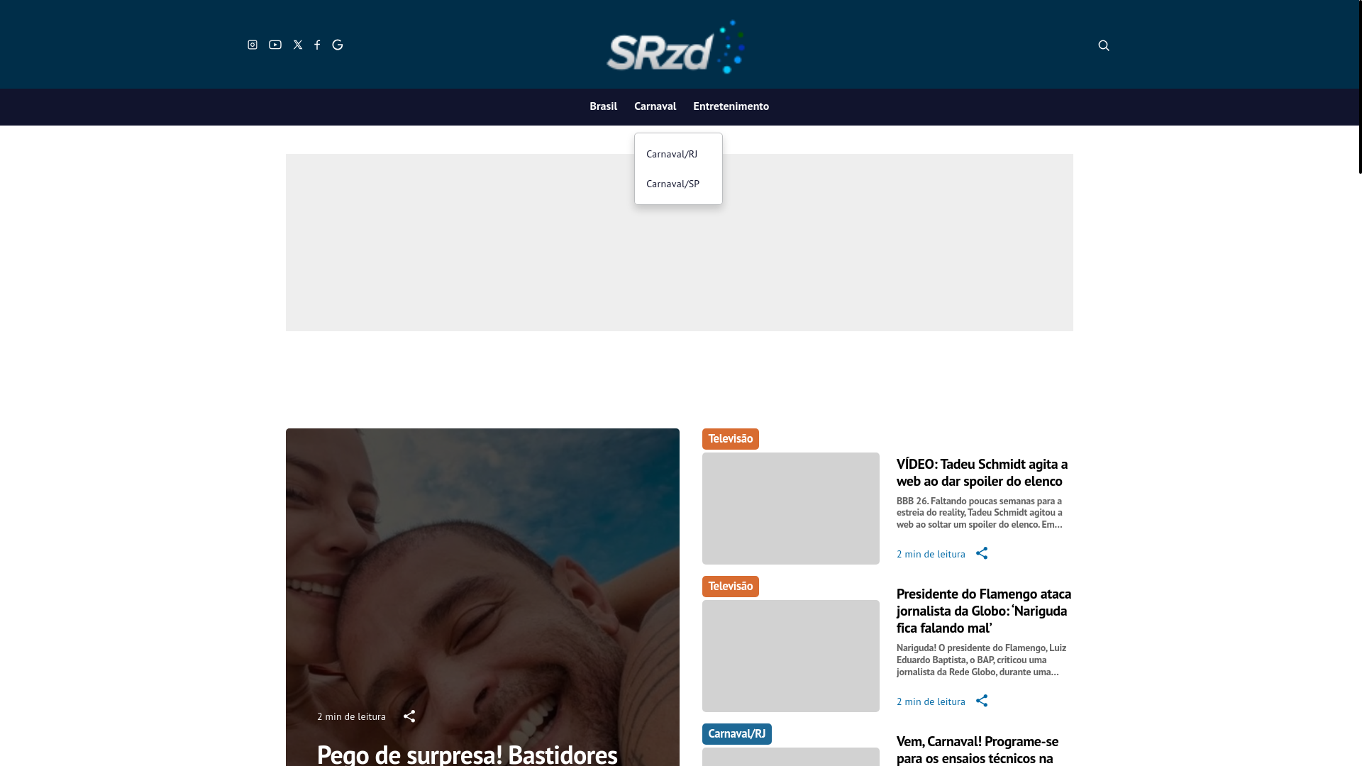 website screenshot of https://srzd.com/