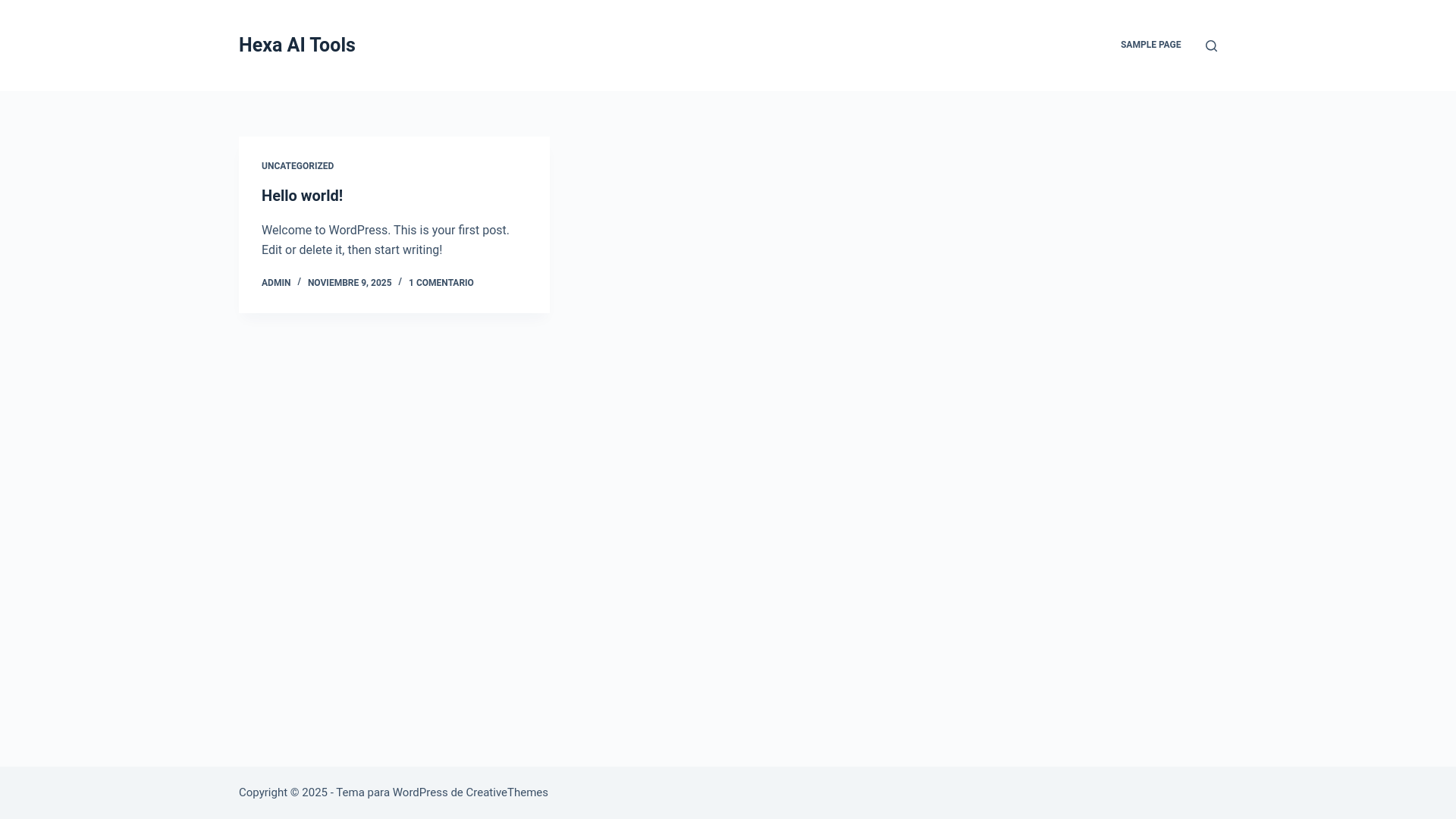 website screenshot of https://hexaaitools.com/