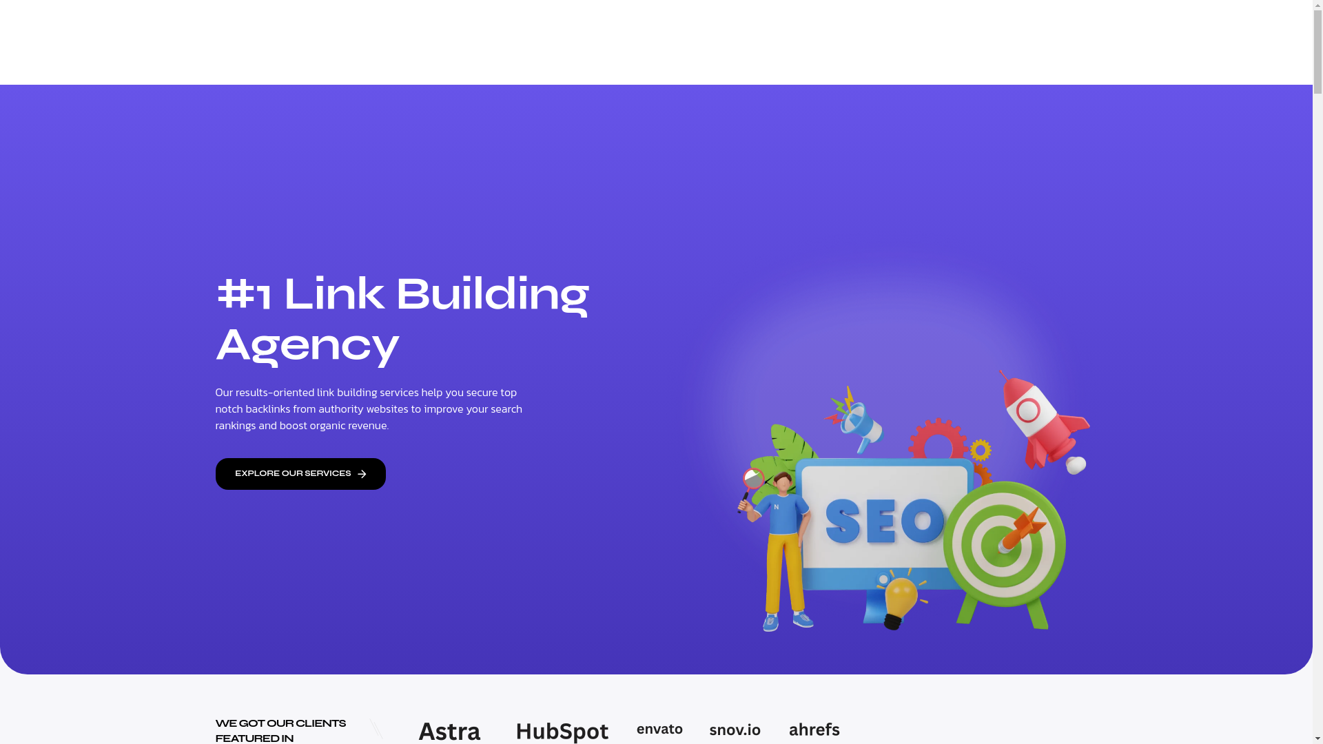 website screenshot of https://outreachempress.agency/