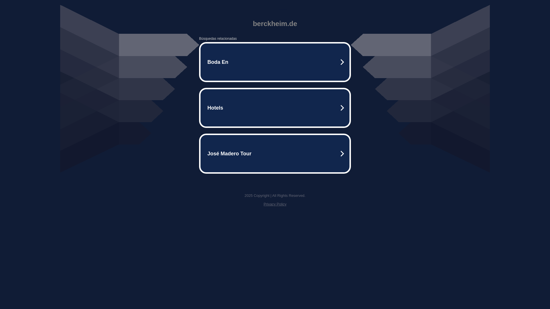 website screenshot of https://berckheim.de/
