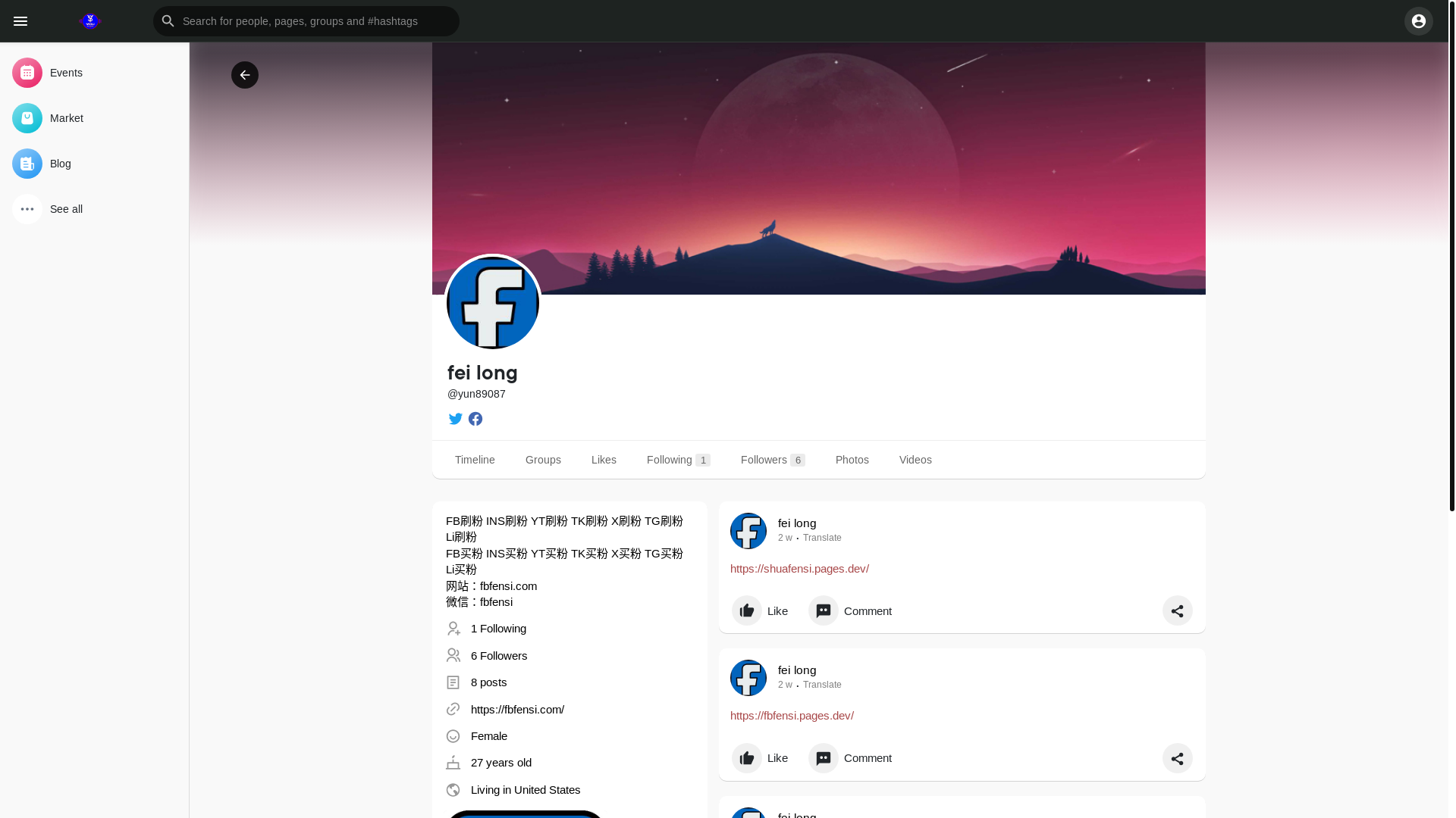 website screenshot of https://youslade.com/yun89087