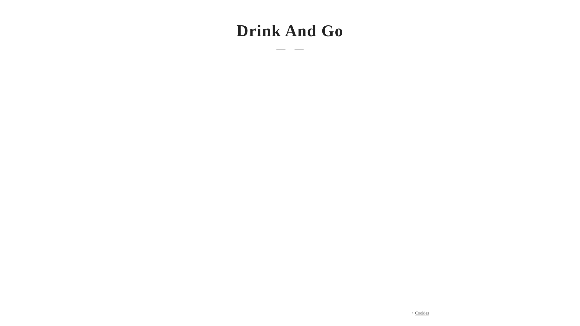 website screenshot of https://drink-and-go.it/