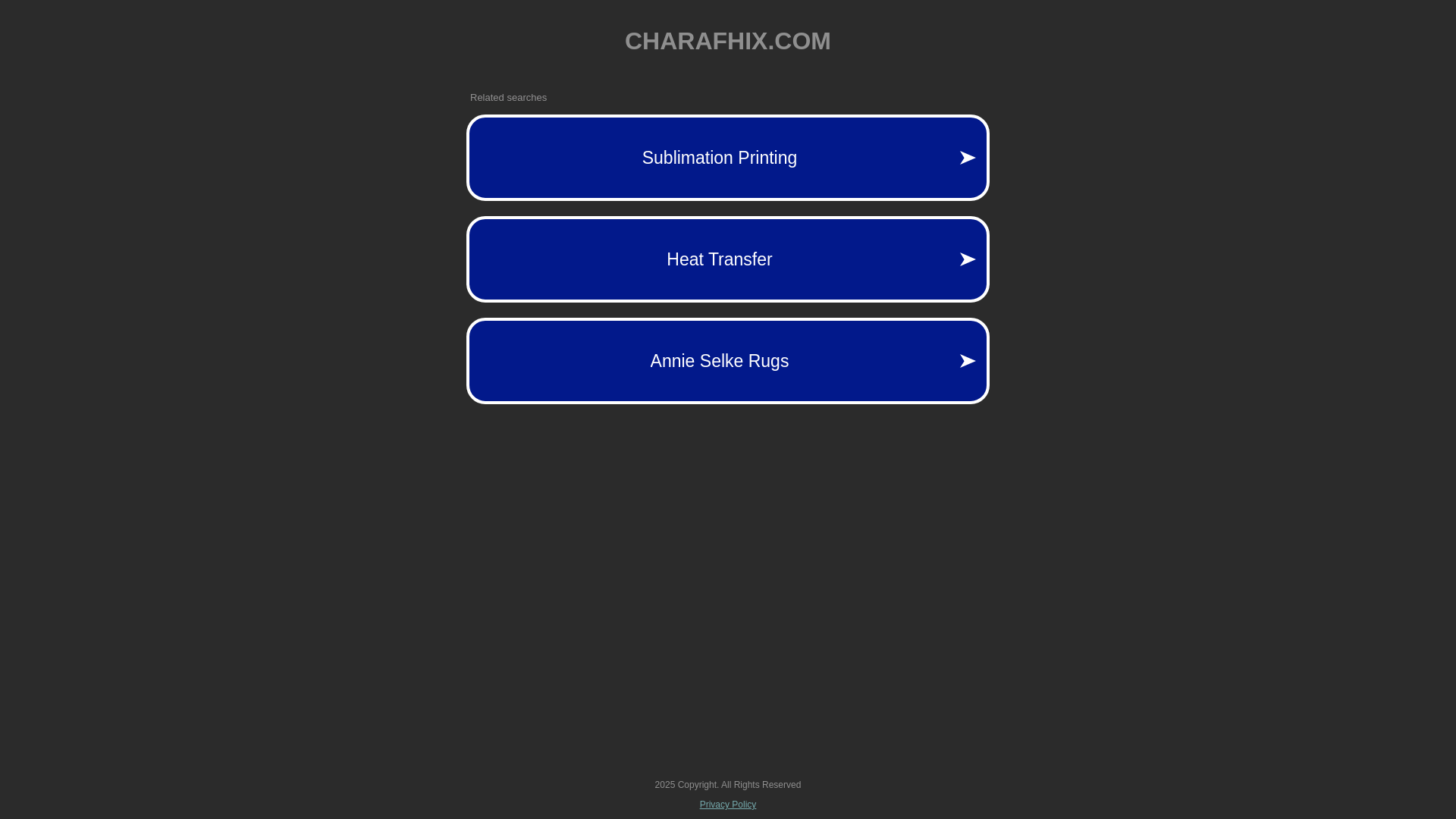 website screenshot of https://charafhix.com/