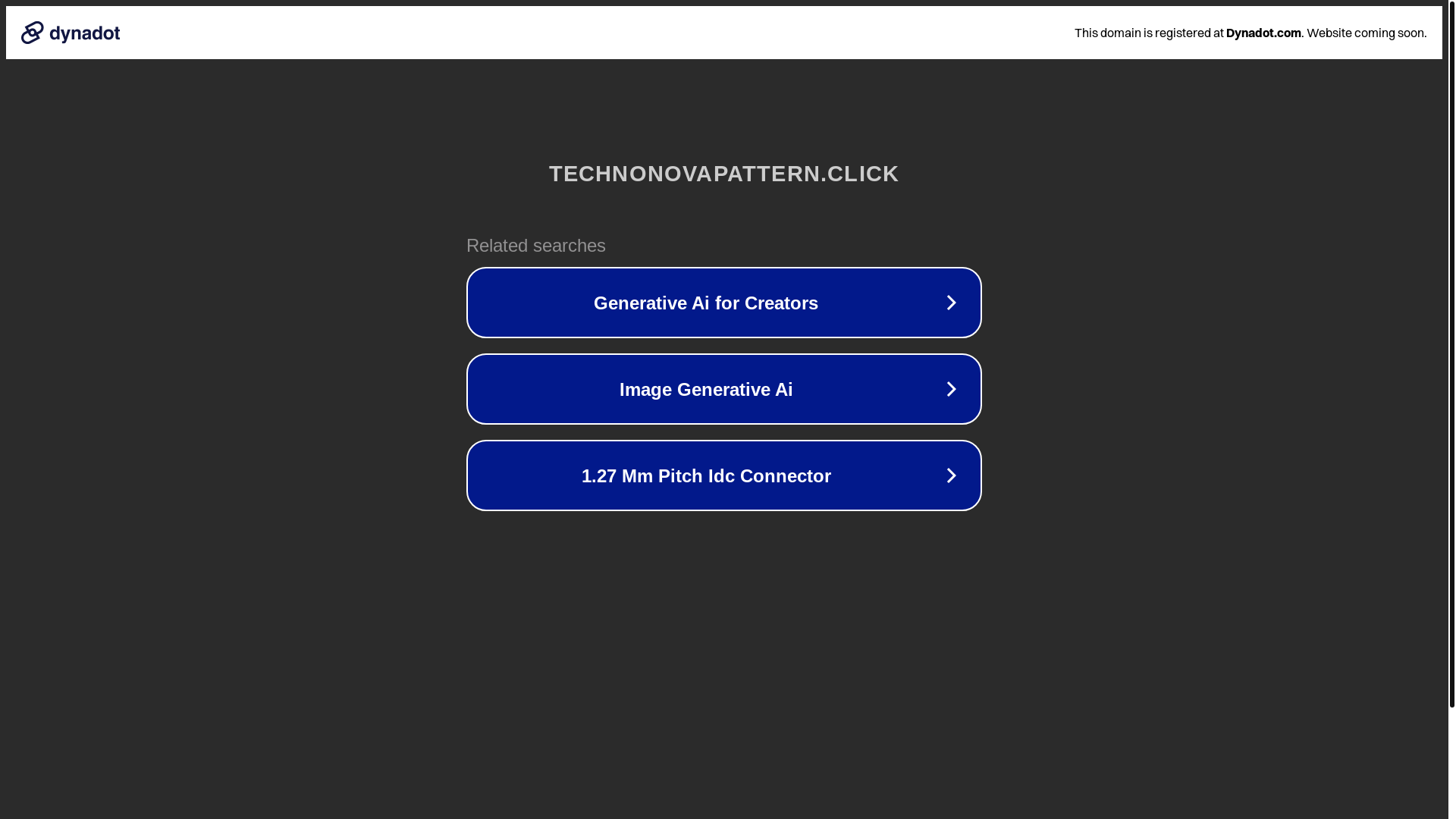 website screenshot of https://technonovapattern.click/