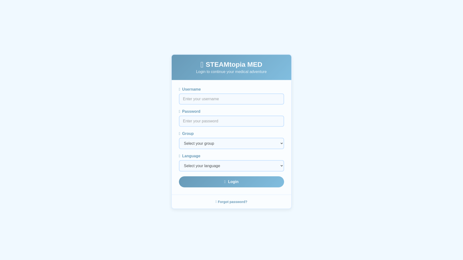 website screenshot of https://steamtopiamed.pages.dev/