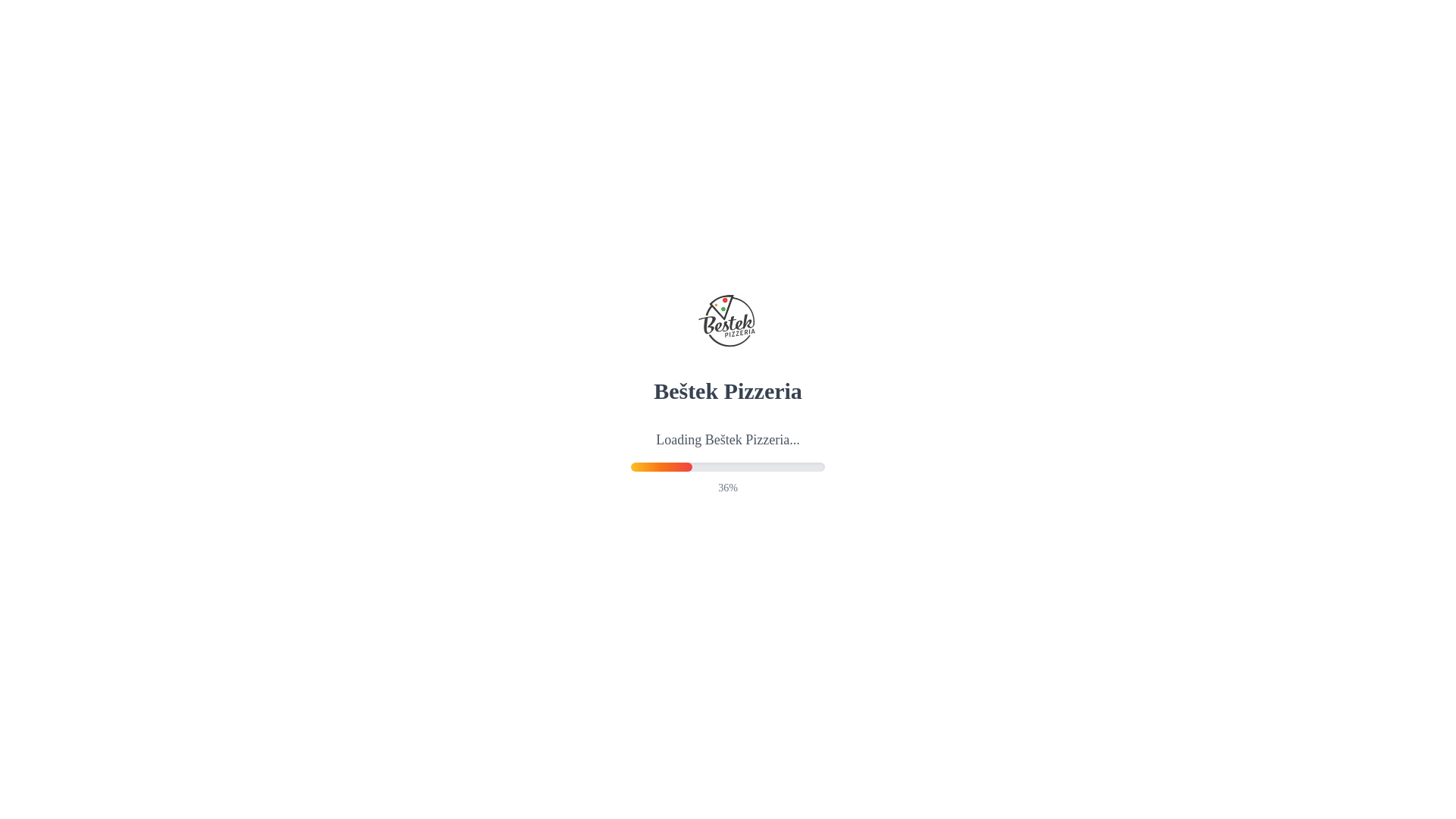 website screenshot of https://pizzeriabestek.com/