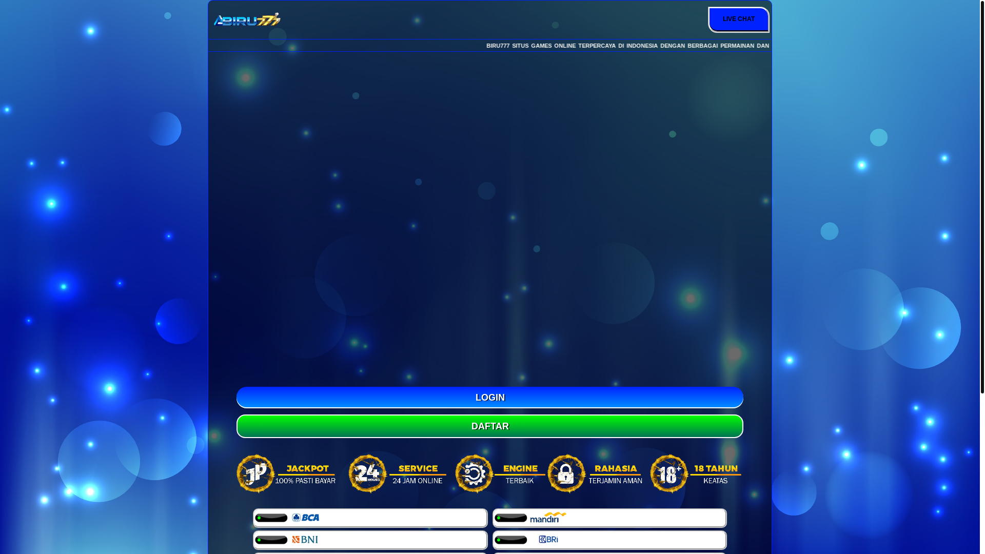 website screenshot of https://amplinklistbiobiru777official.pages.dev/