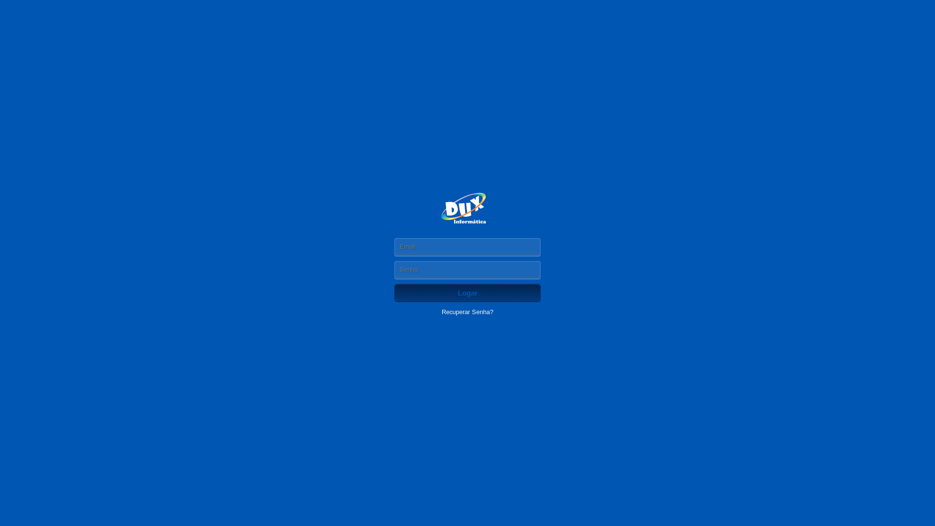 website screenshot of https://duxinformatica.com.br/