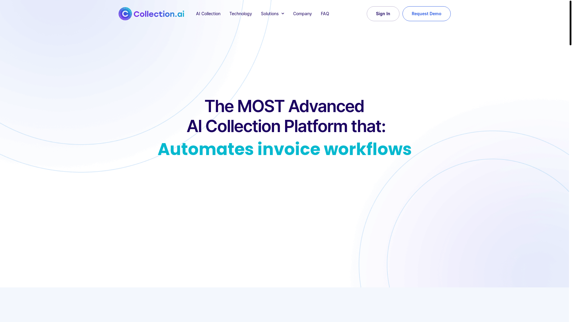 website screenshot of https://opencollectionai.com/