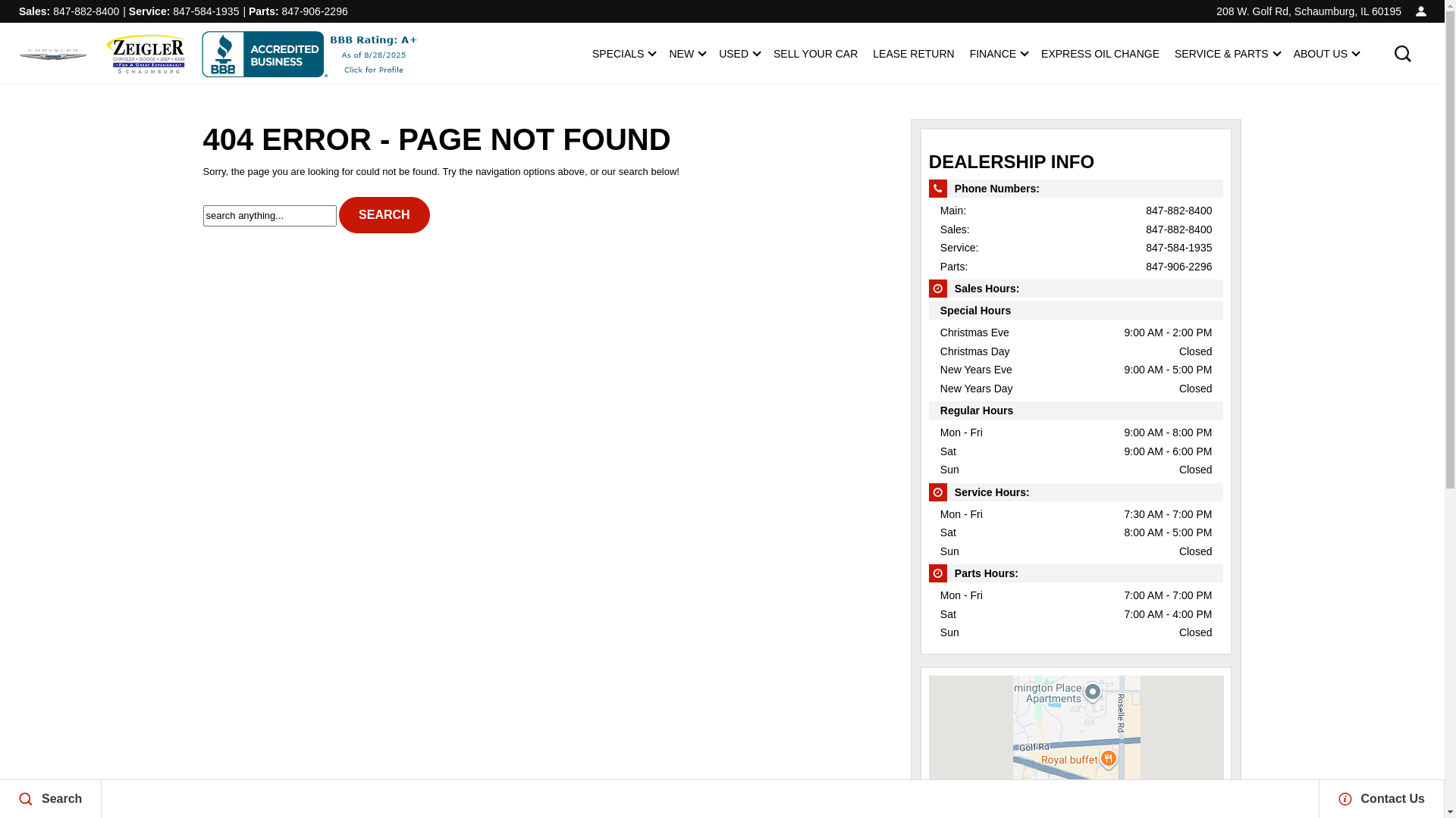 website screenshot of https://www.zeiglerchryslerdodgejeep.com/new/ZASPAKAN7S7E04139.htm