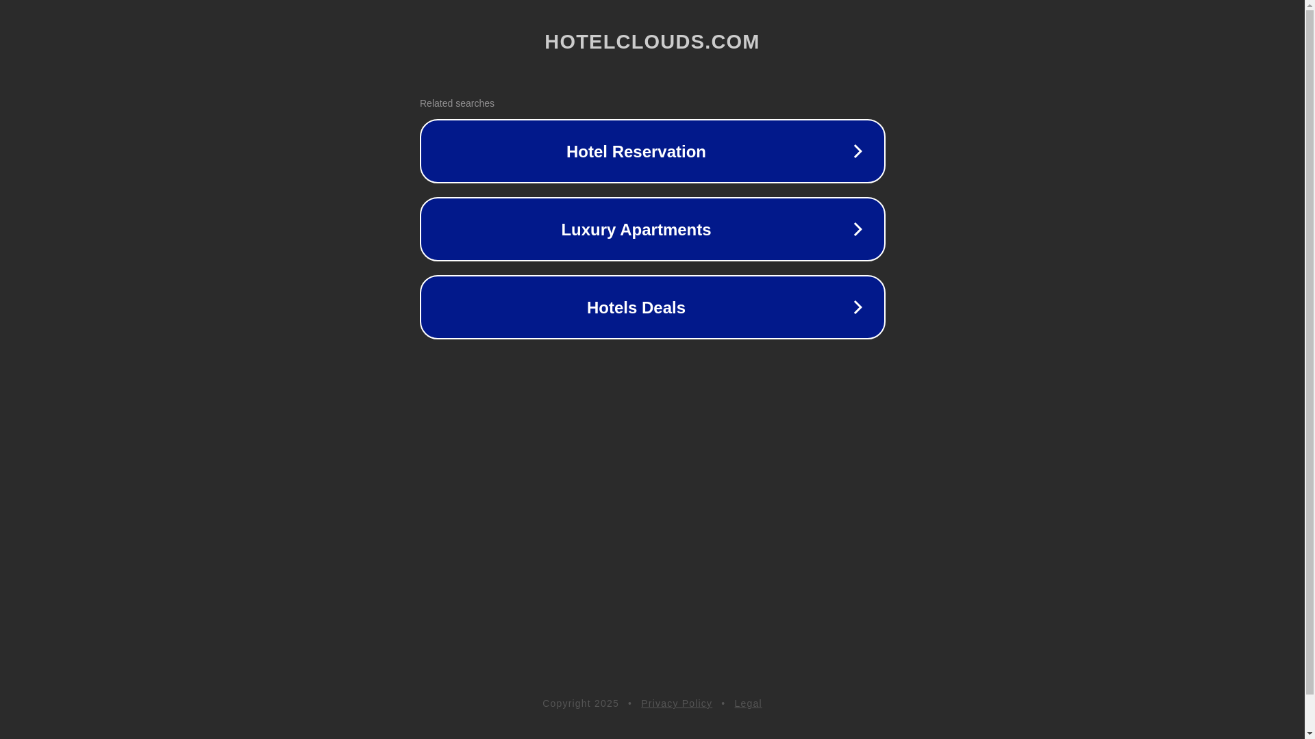 website screenshot of https://hotelclouds.com/