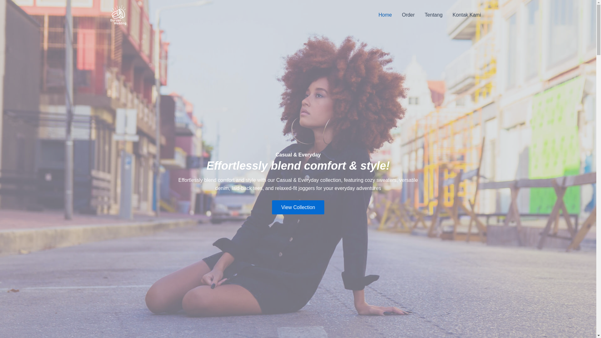 website screenshot of https://buruanwedding.my.id/