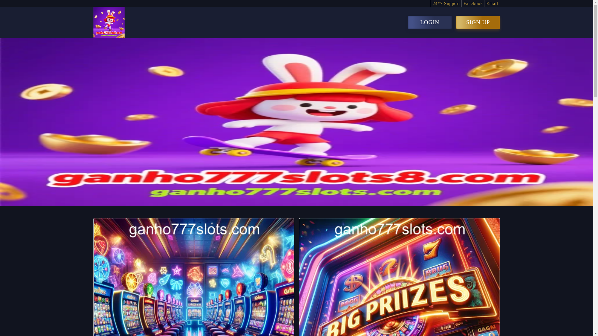 website screenshot of https://ganho777slots8.com/