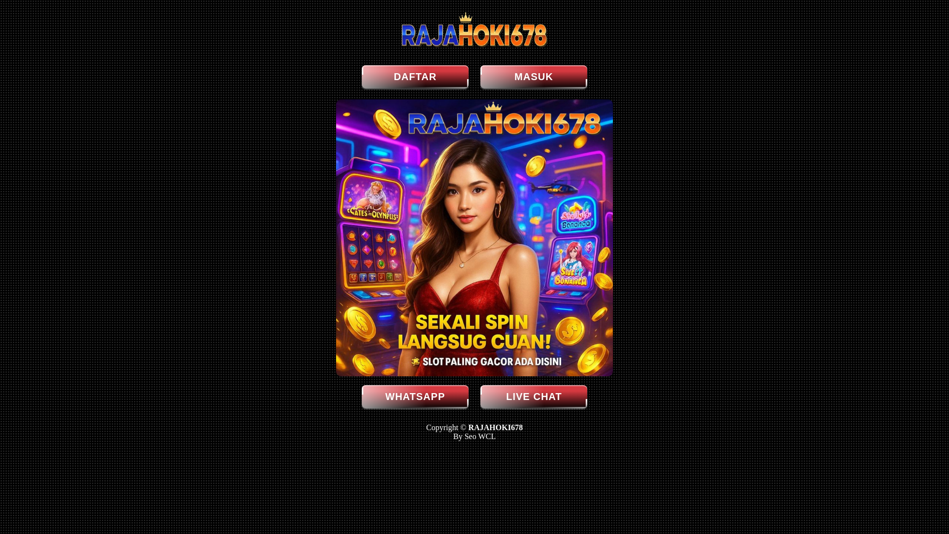 website screenshot of https://rajahoki678.pages.dev/