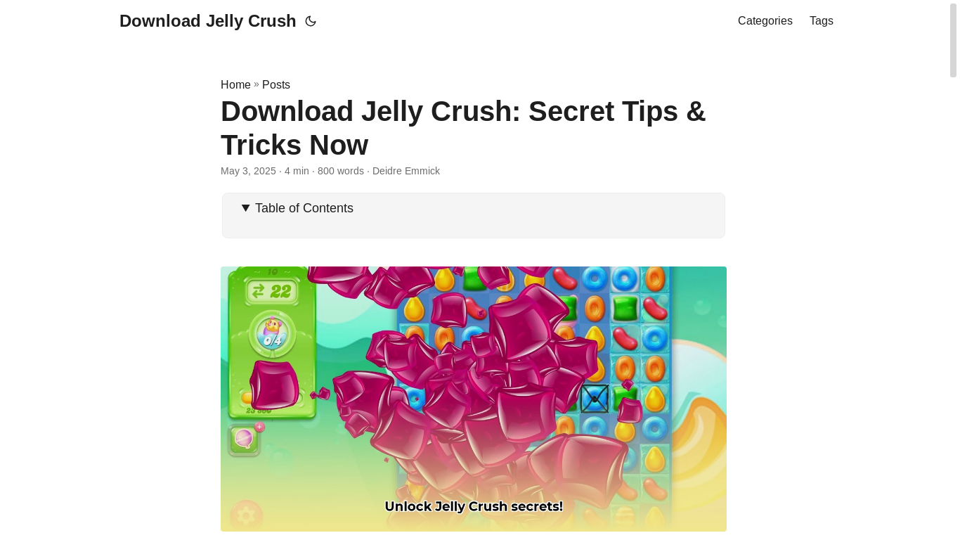website screenshot of https://download-jelly-crush.pages.dev/