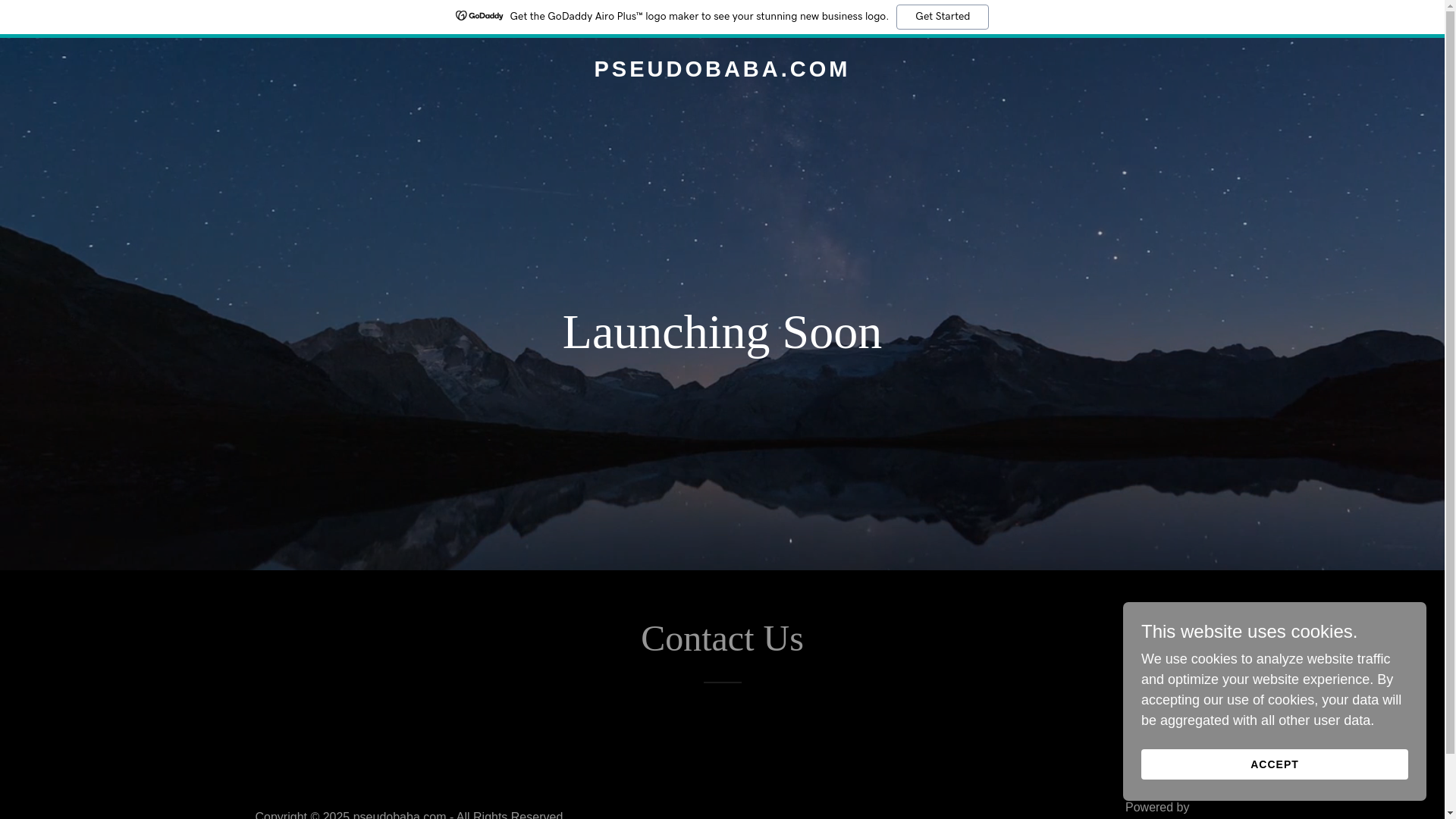 website screenshot of https://pseudobaba.com/