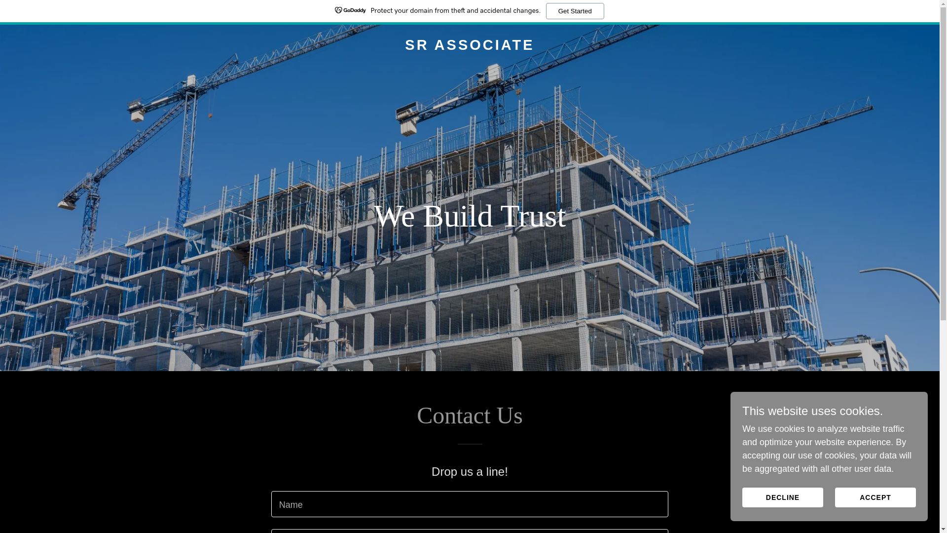 website screenshot of https://srassociate.uk/