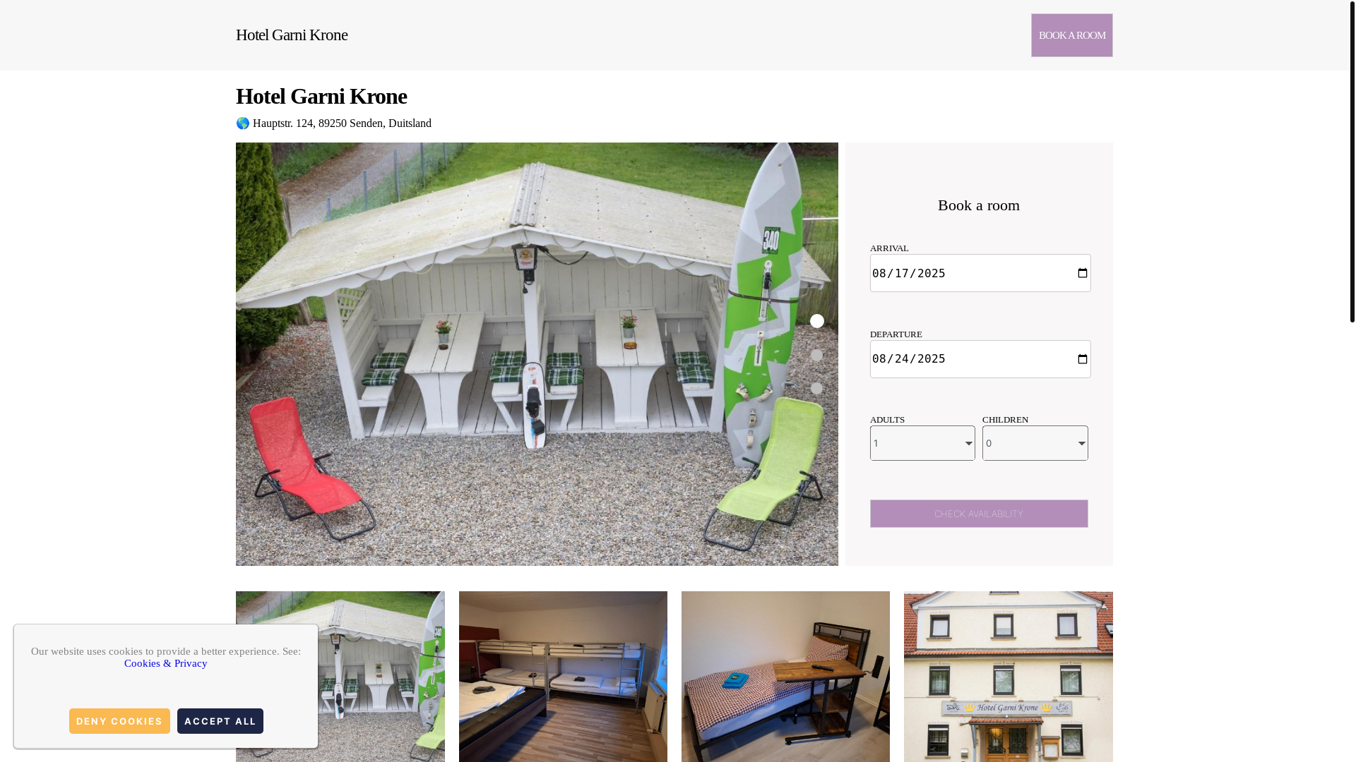 website screenshot of https://hotel-garni-krone.com.es/