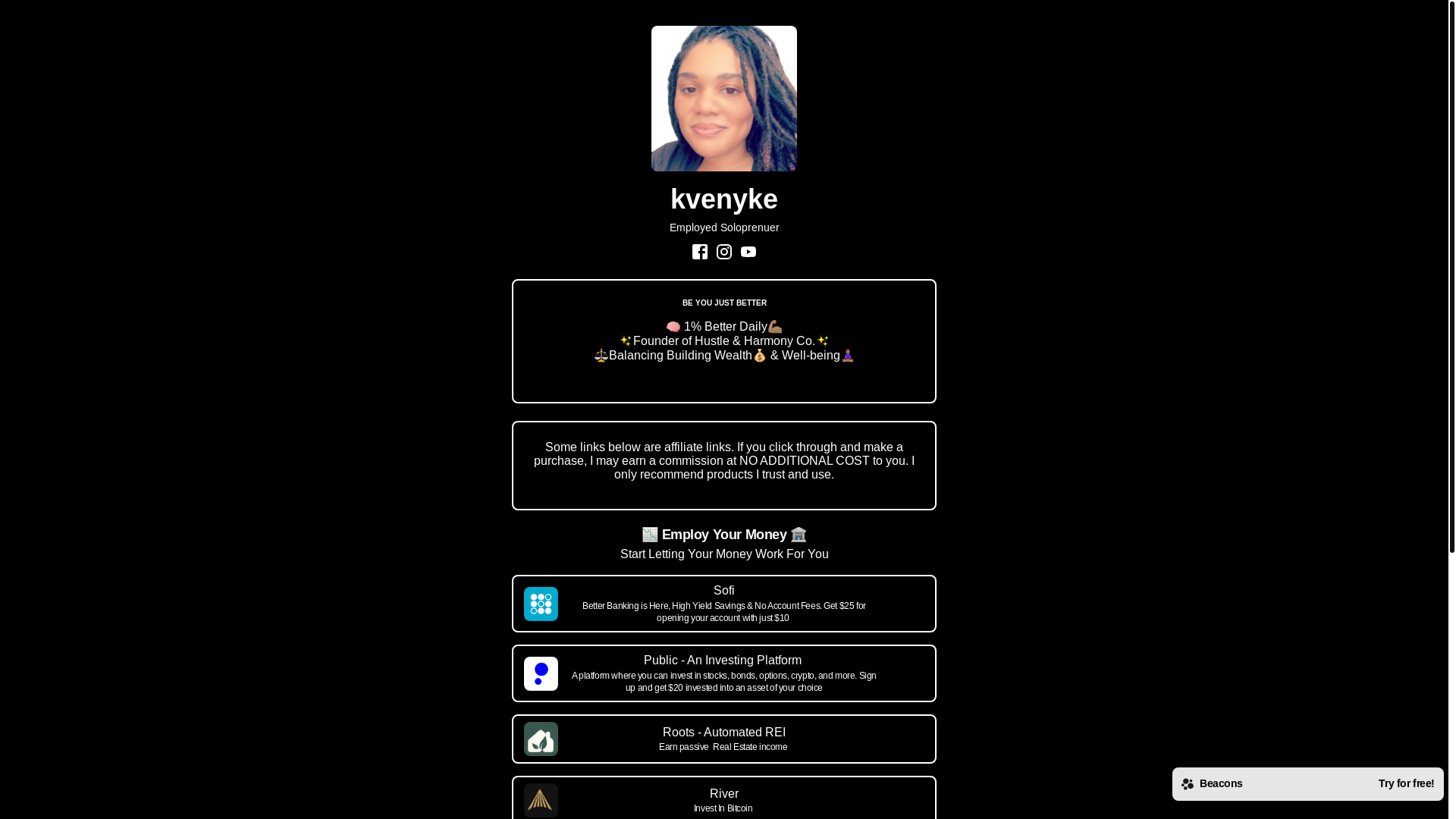 website screenshot of https://kvenyke.store/