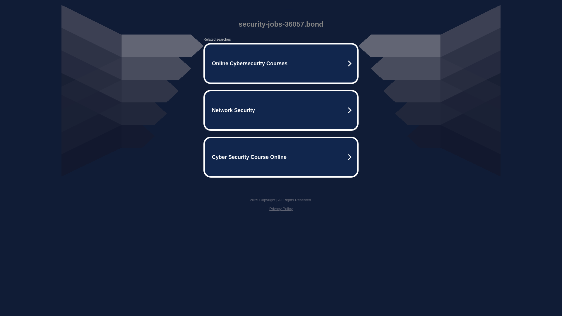 website screenshot of https://security-jobs-36057.bond/