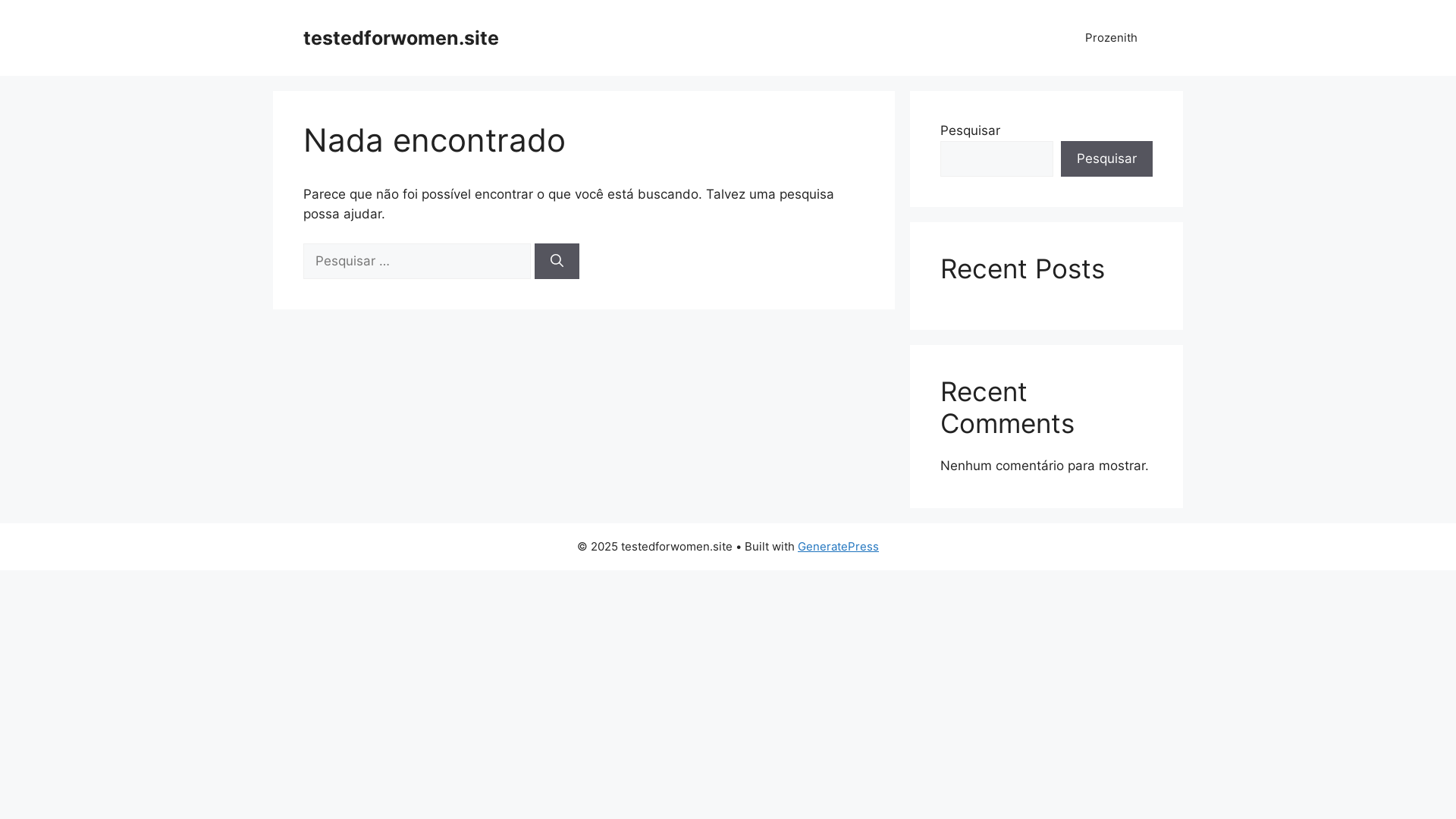 website screenshot of https://testedforwomen.site/