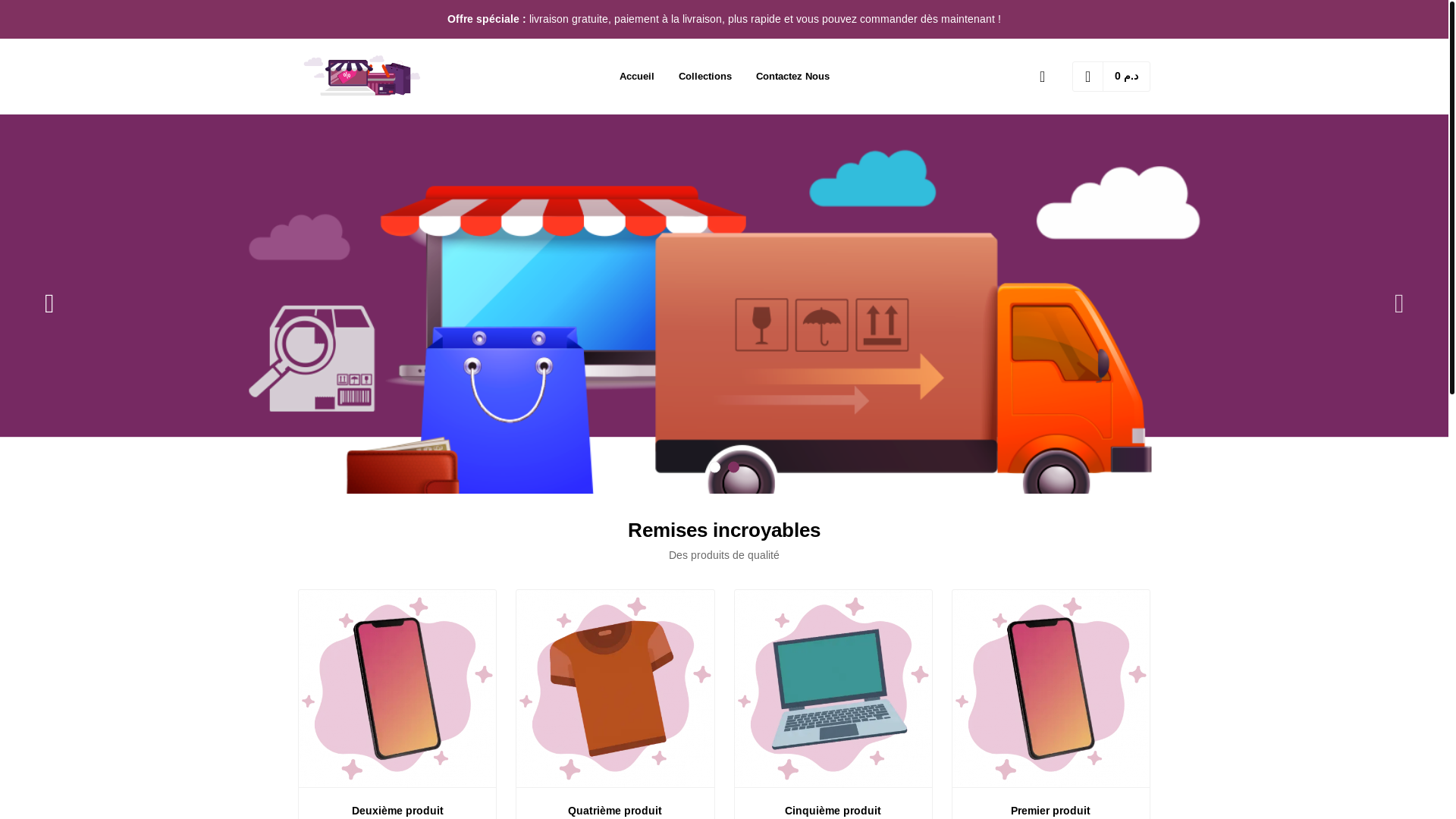 website screenshot of https://libelmajed.com/