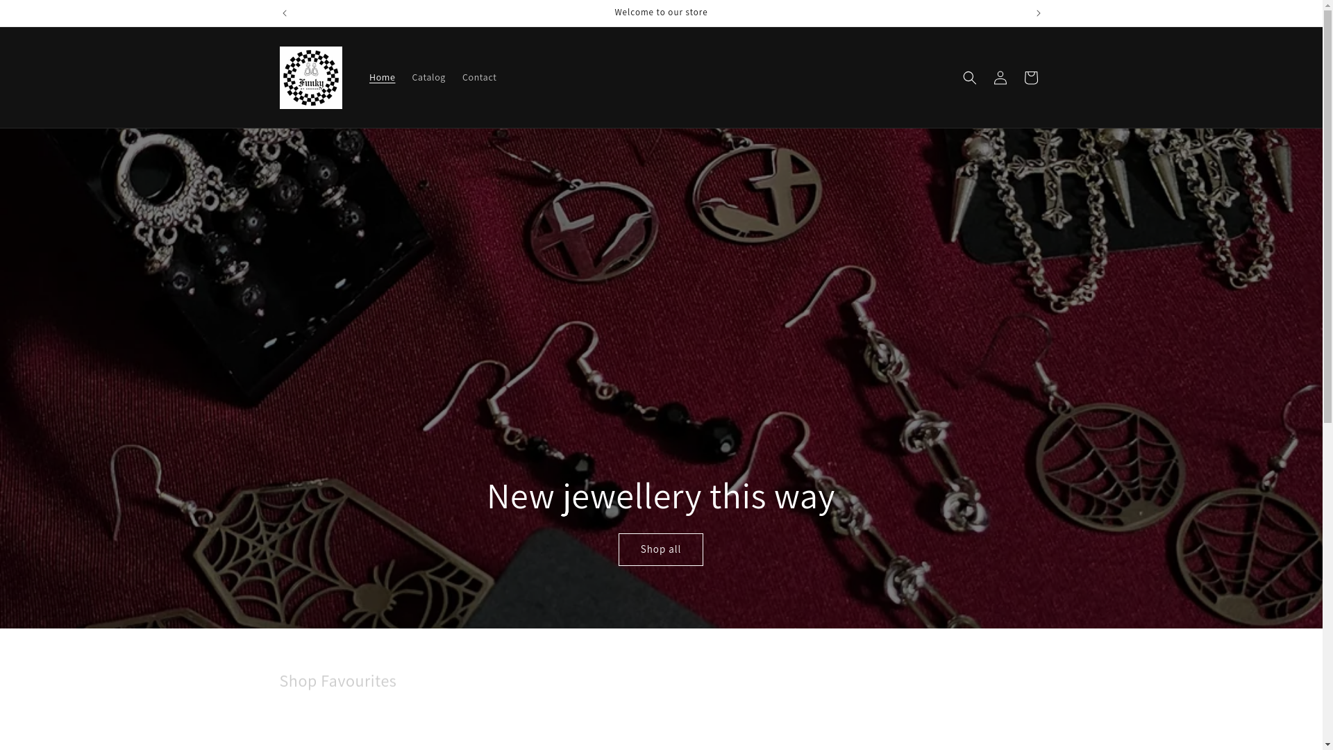 website screenshot of https://funkybyangharad.com/