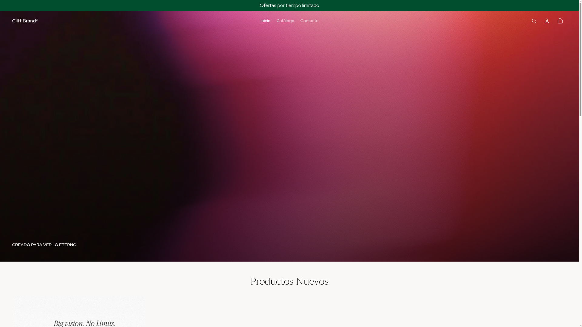 website screenshot of https://cliffbrand.co/