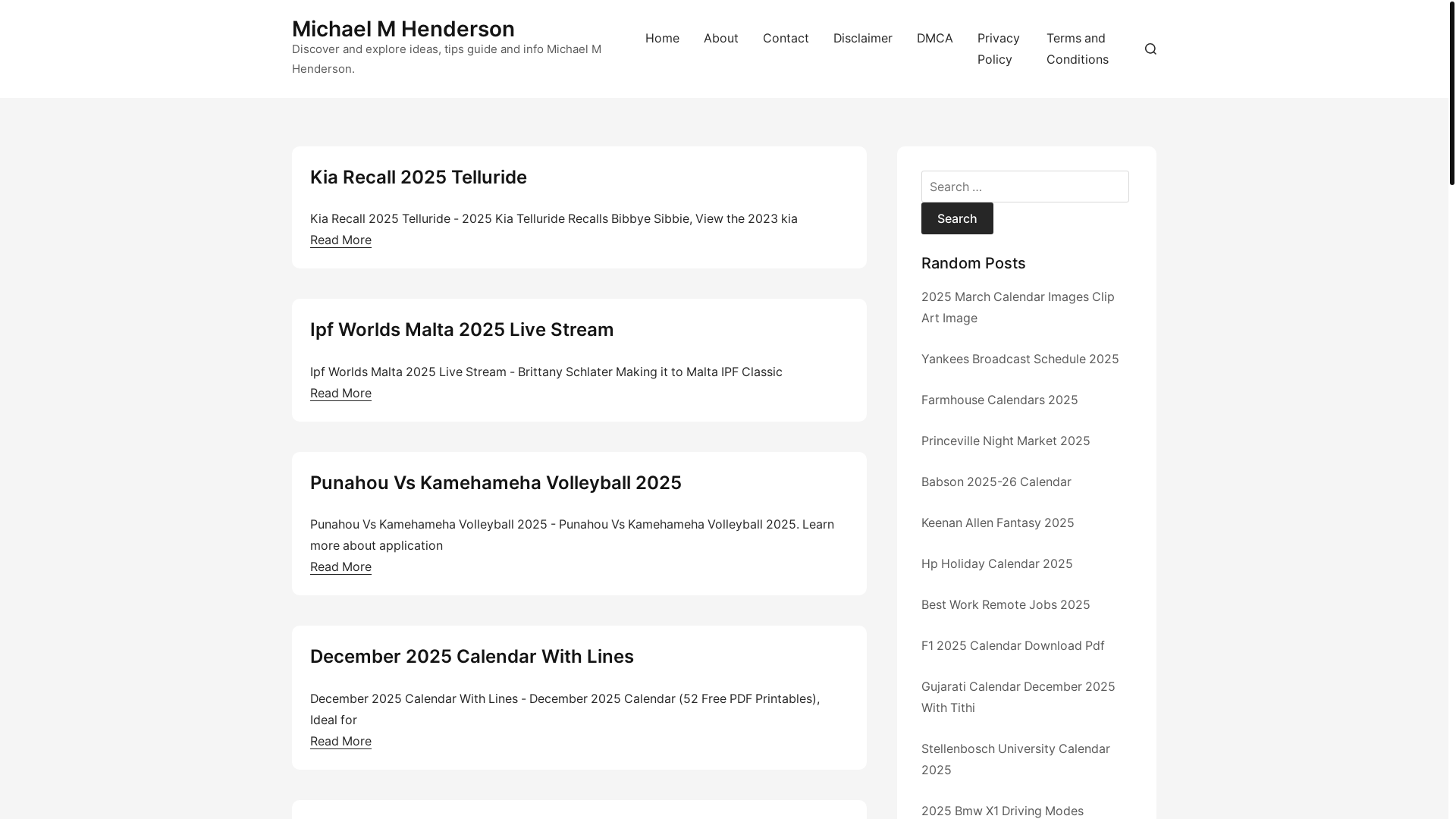 website screenshot of https://michaelmhendersond.pages.dev/